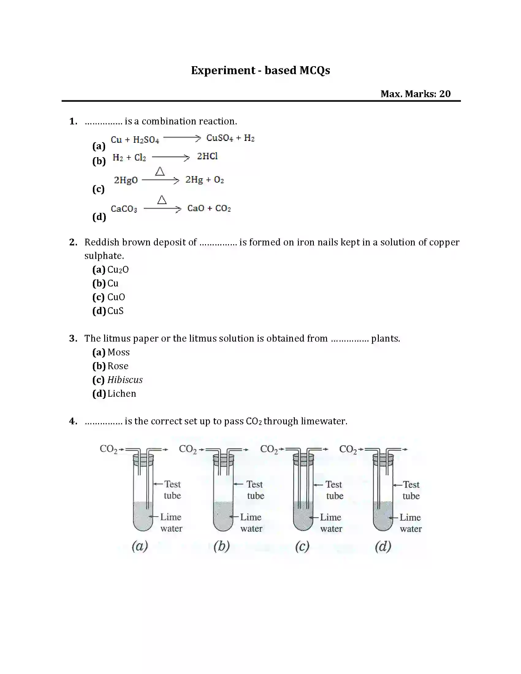 Maharashtra Board Class 10th 2013 Science & Technology - 2013 Previous Year Paper 5