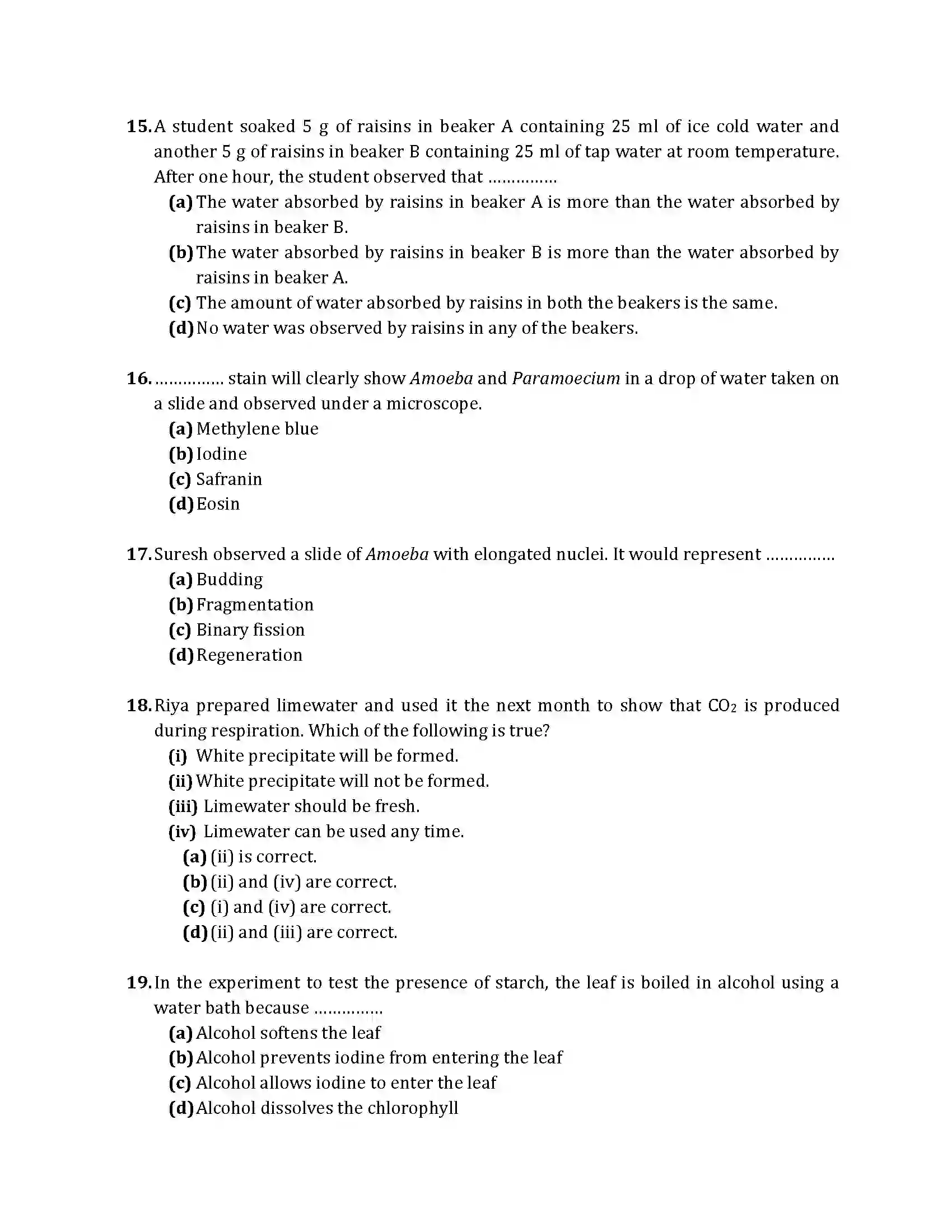 Maharashtra Board Class 10th 2013 Science & Technology - 2013 Previous Year Paper 8