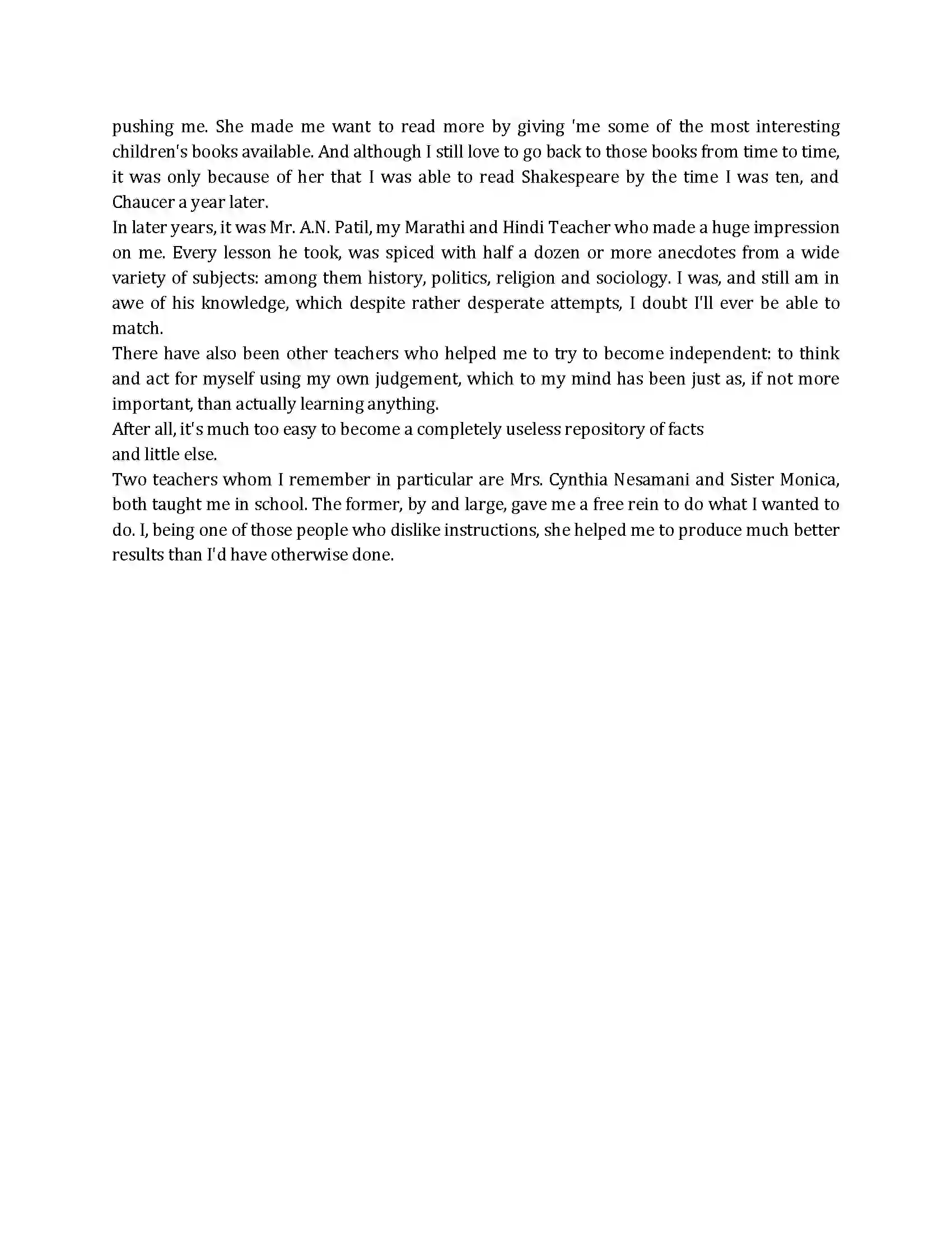 Maharashtra Board Class 10th 2015 English - 2015 Previous Year Paper 3