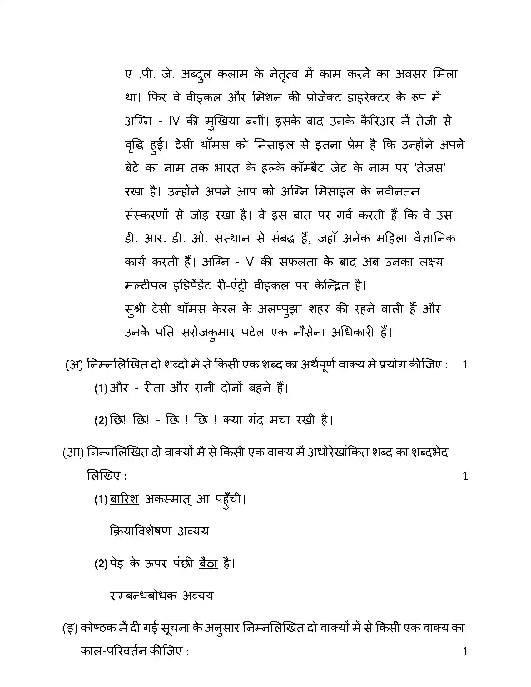 Maharashtra Board Class 10th 2015 Hindi - 2015 Previous Year Paper 26