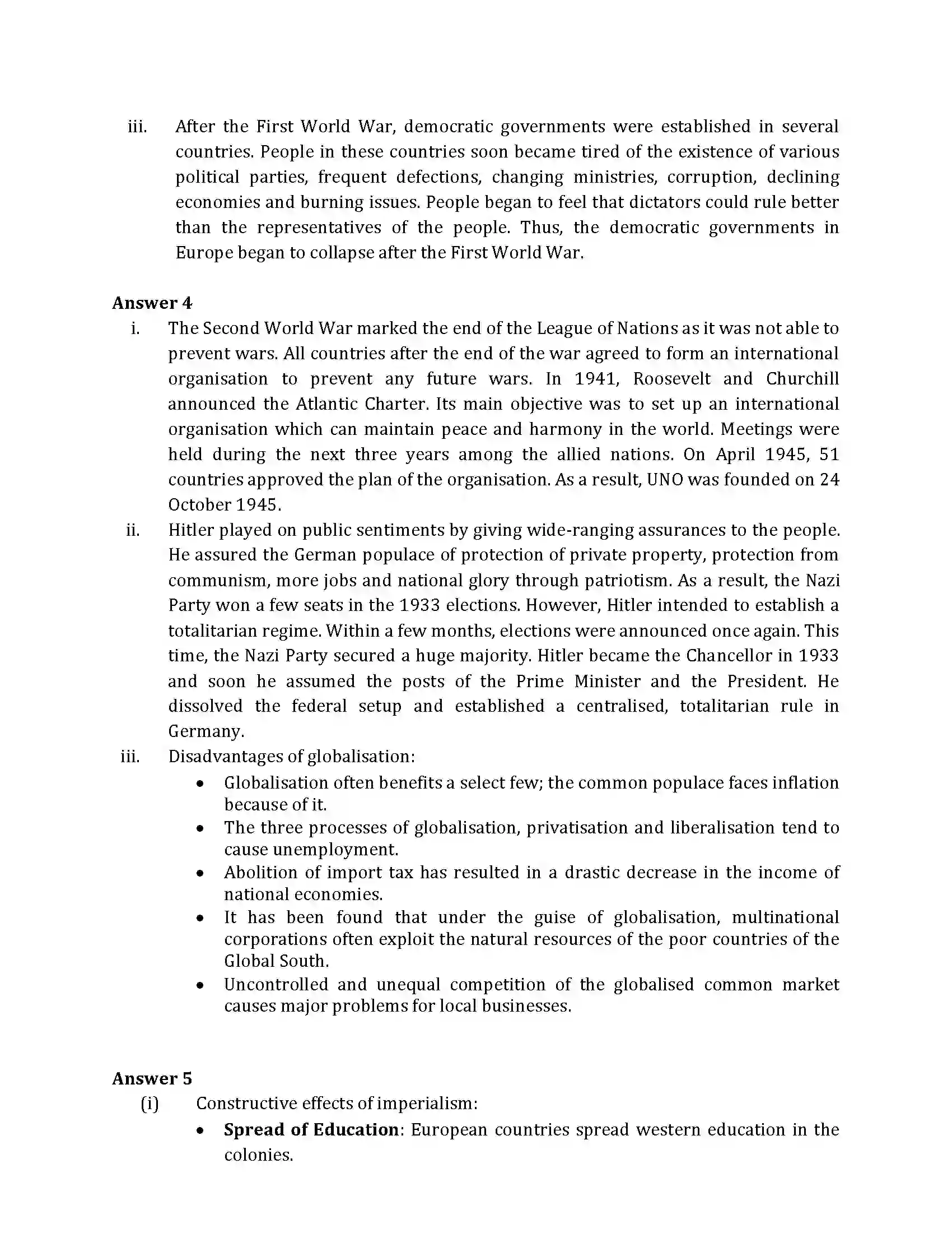 Maharashtra Board Class 10th 2017 History & Political Science - 2017 Previous Year Paper 4
