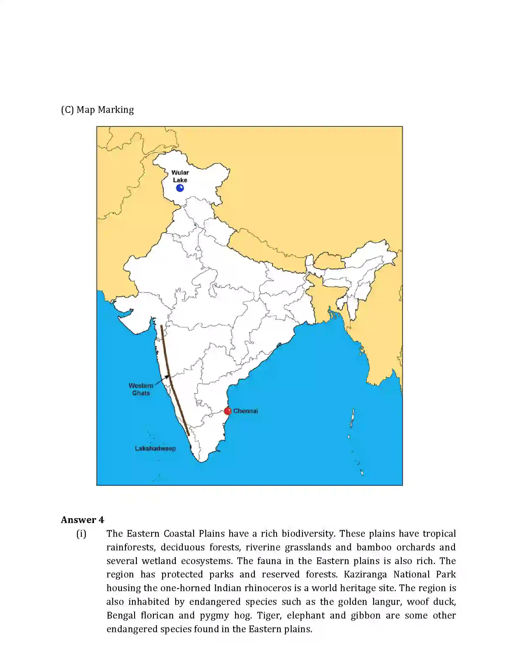 Maharashtra Board Class 10th 2018 Geography & Economics - 2018 Previous Year Paper 6