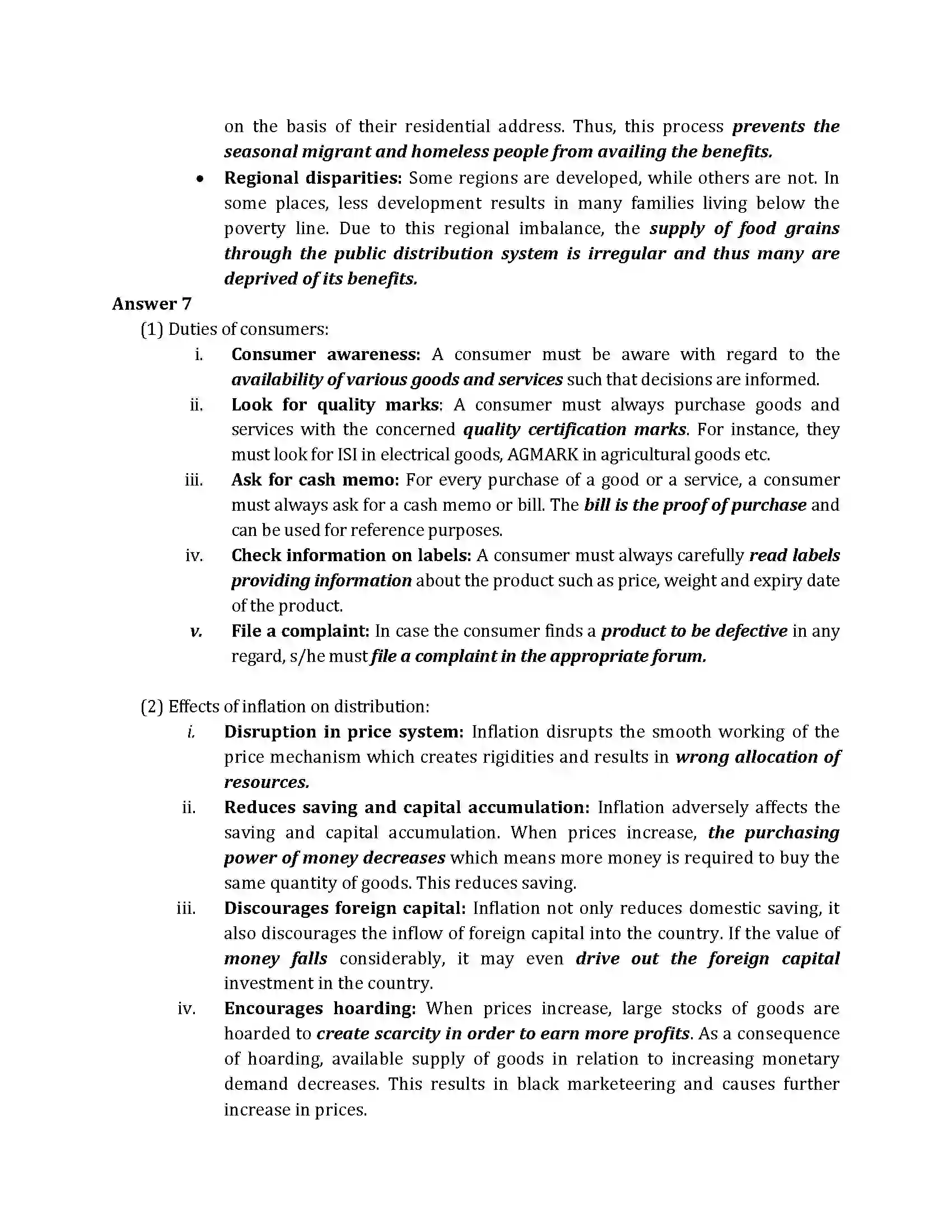 Maharashtra Board Class 10th 2018 Geography & Economics - 2018 Previous Year Paper 8
