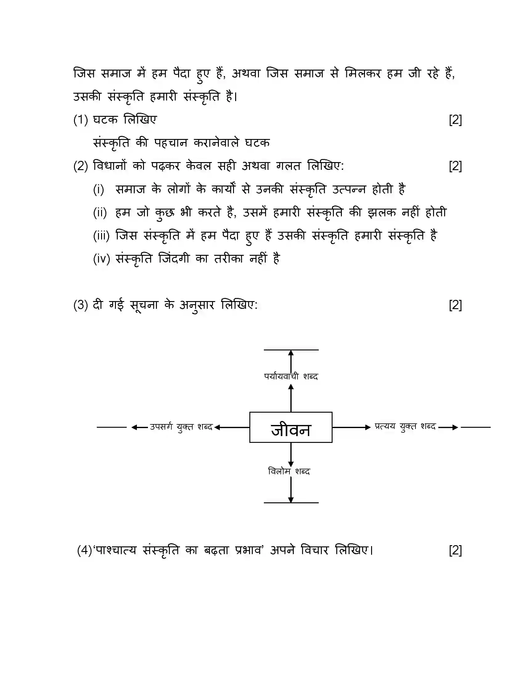 Maharashtra Board Class 10th 2019 Hindi - 2019 Previous Year Paper 5