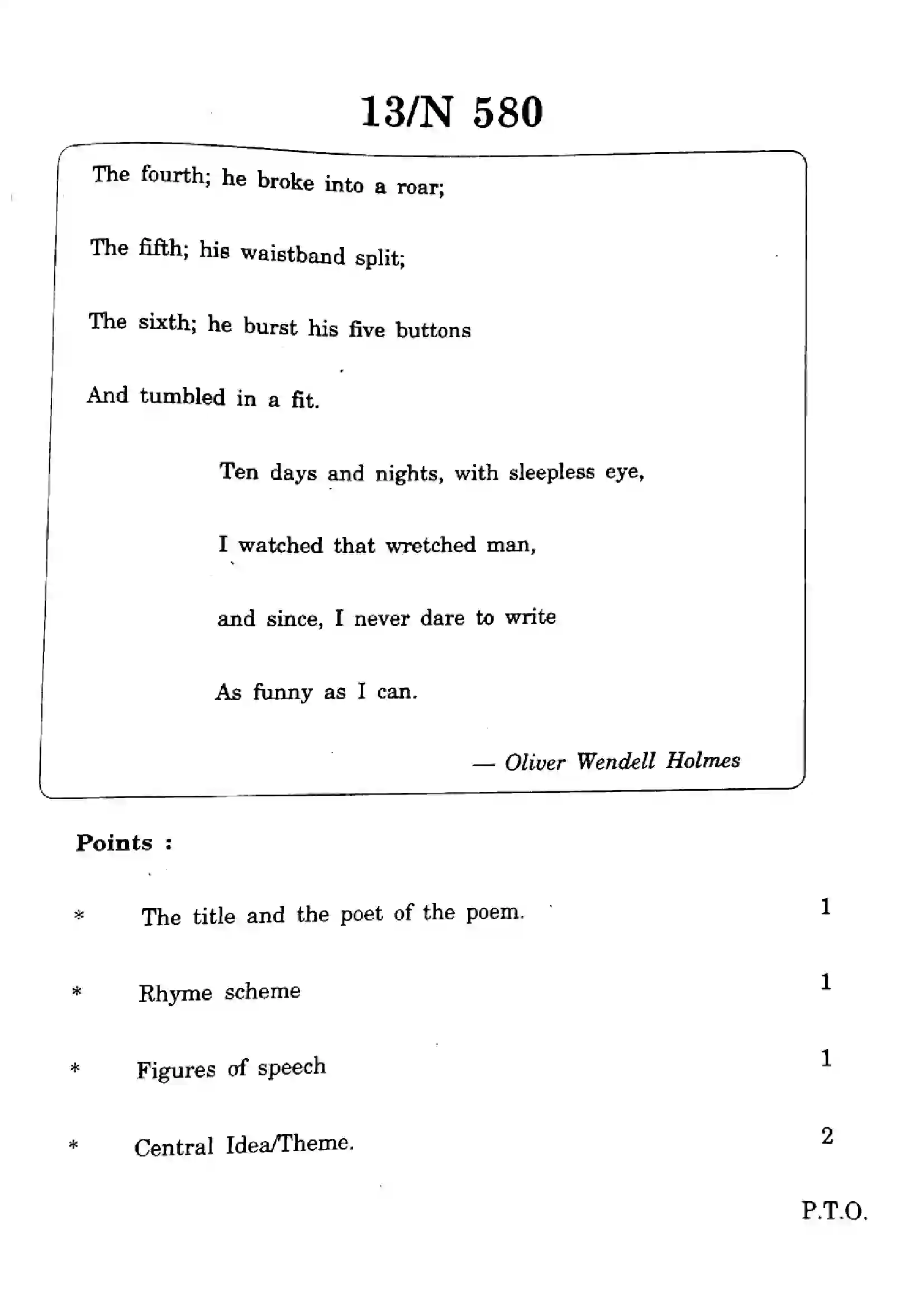 Maharashtra Board Class 10th 2024 English Previous Year Paper 13