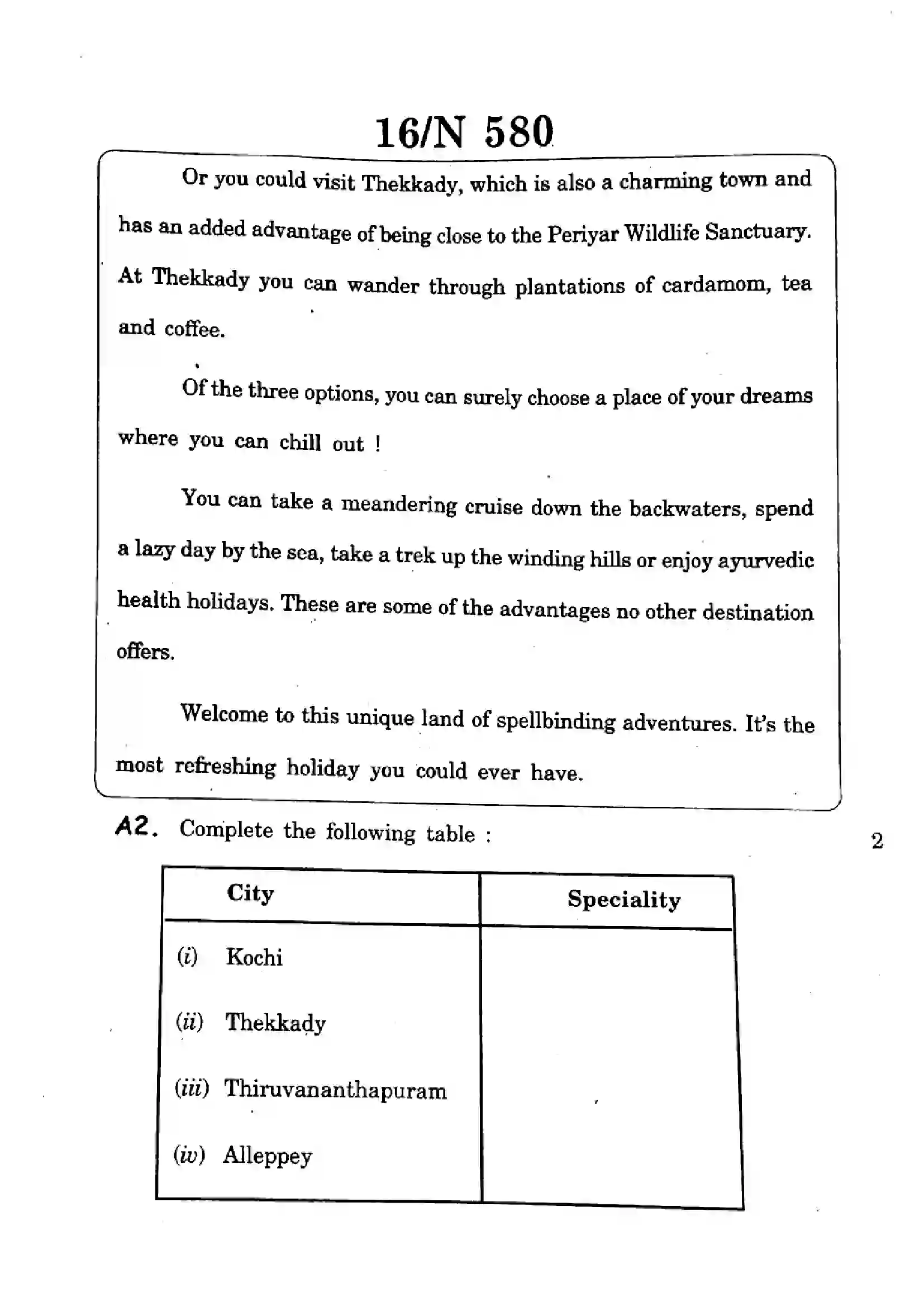 Maharashtra Board Class 10th 2024 English Previous Year Paper 16