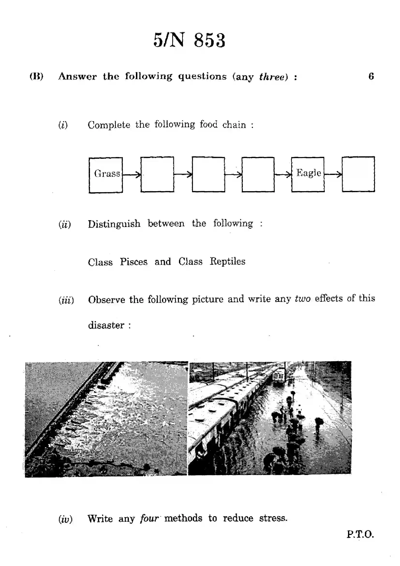 Maharashtra Board Class 10th 2025 Science and Technology - N-853 Previous Year Paper 5