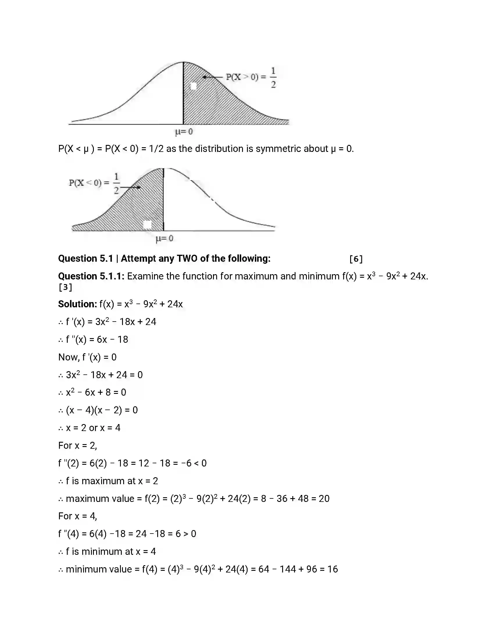 Maharashtra Board Class 12th 2012 Mathematics & Statistics - Oct 2012 Previous Year Paper 20
