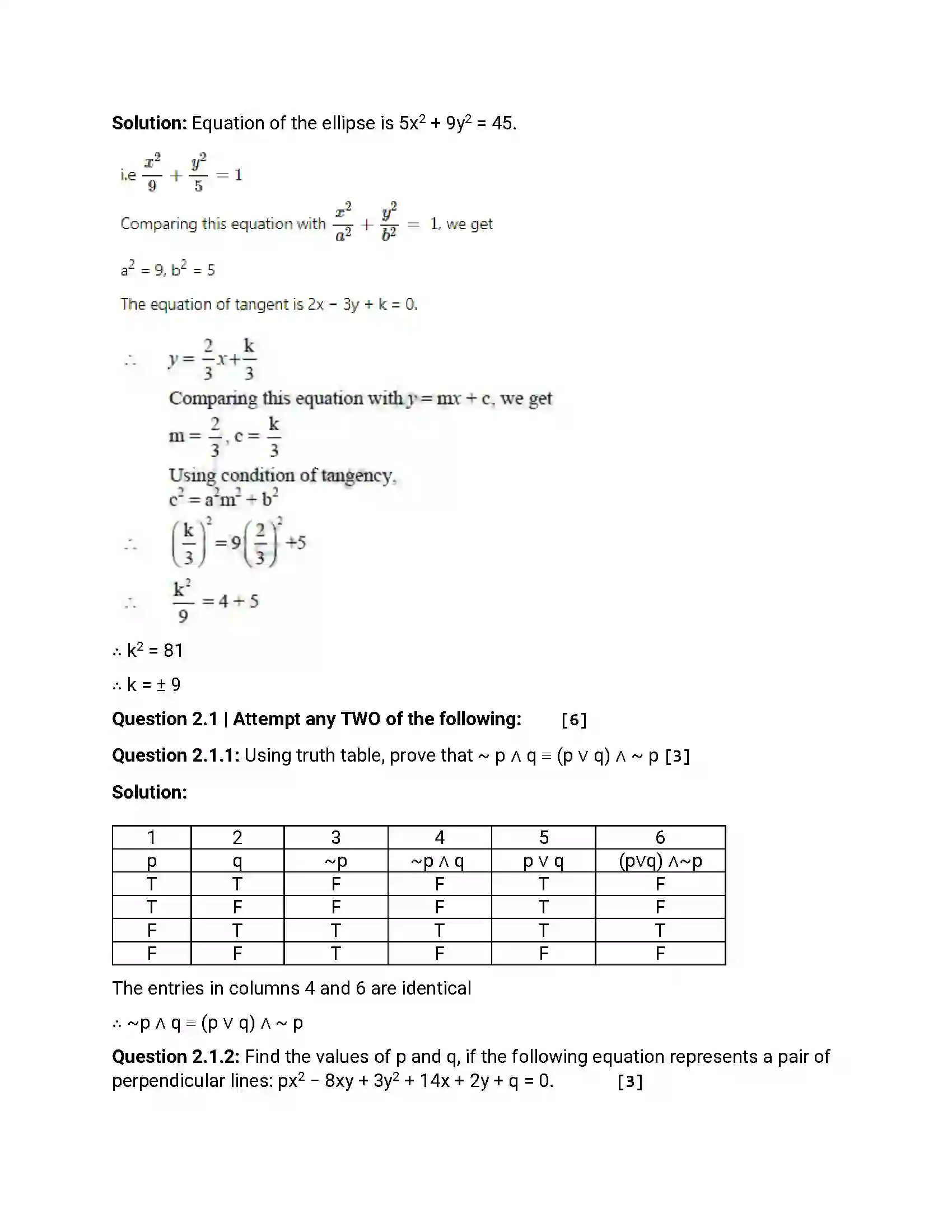Maharashtra Board Class 12th 2012 Mathematics & Statistics - Oct 2012 Previous Year Paper 4