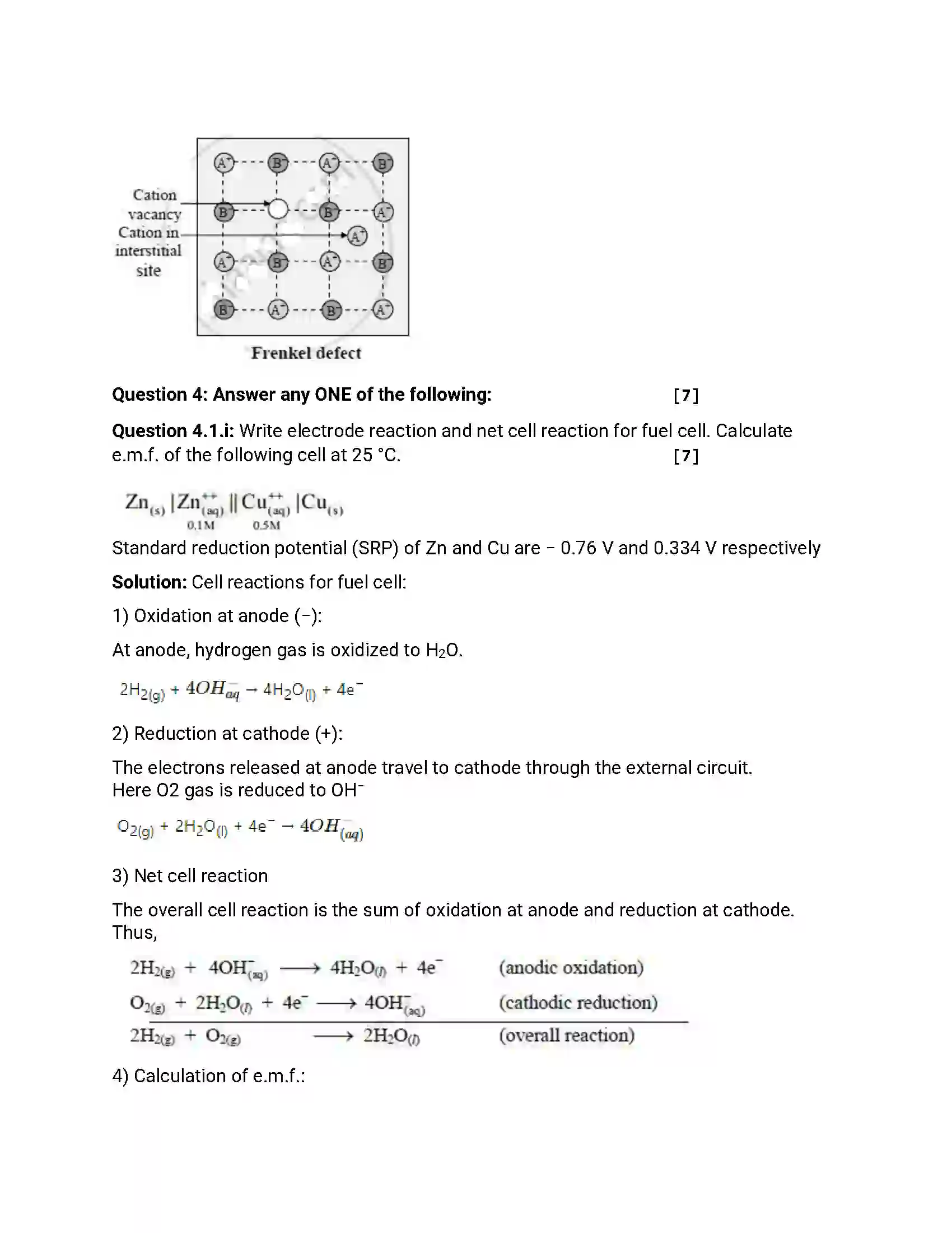 Maharashtra Board Class 12th 2012 Chemistry - Oct 2012 Previous Year Paper 12