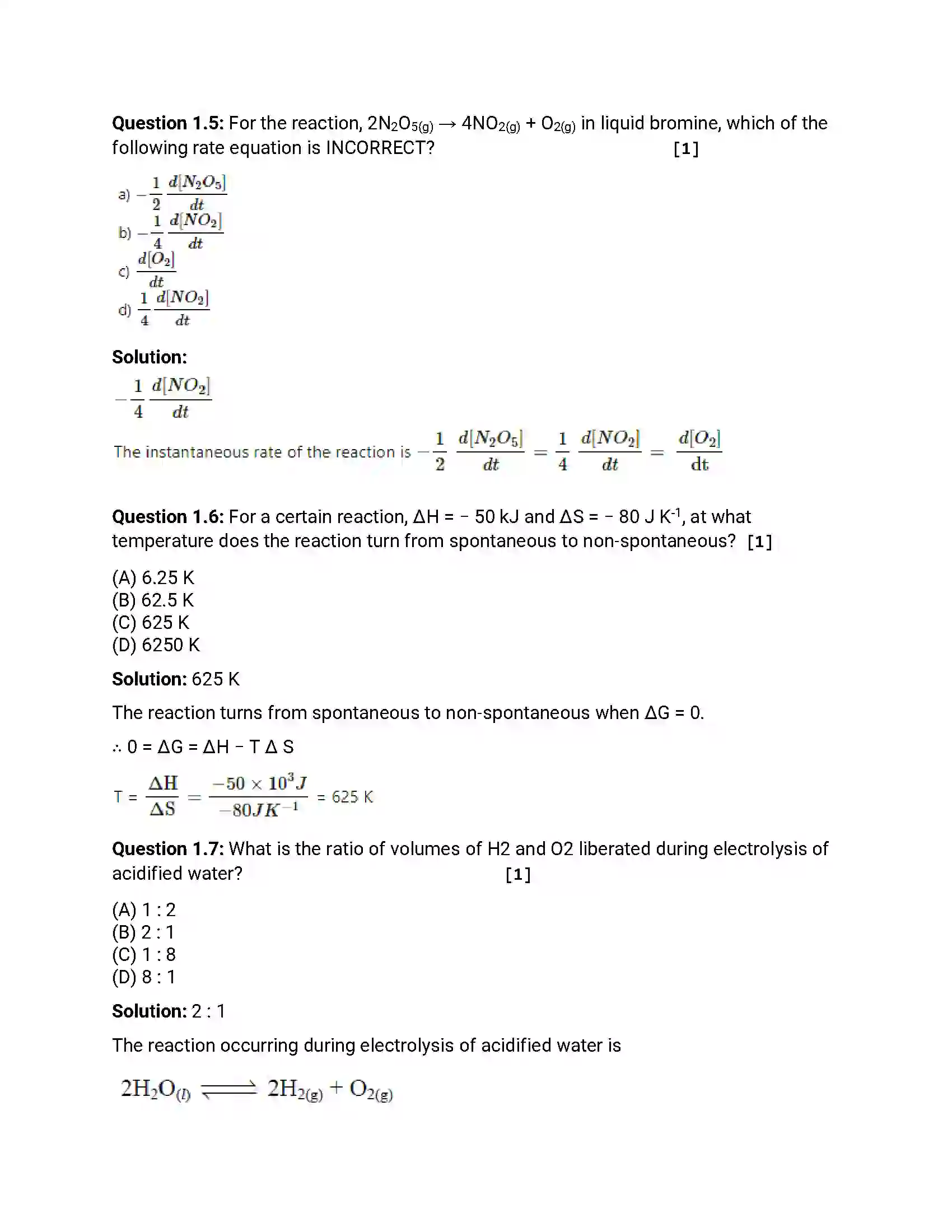 Maharashtra Board Class 12th 2012 Chemistry - Oct 2012 Previous Year Paper 2