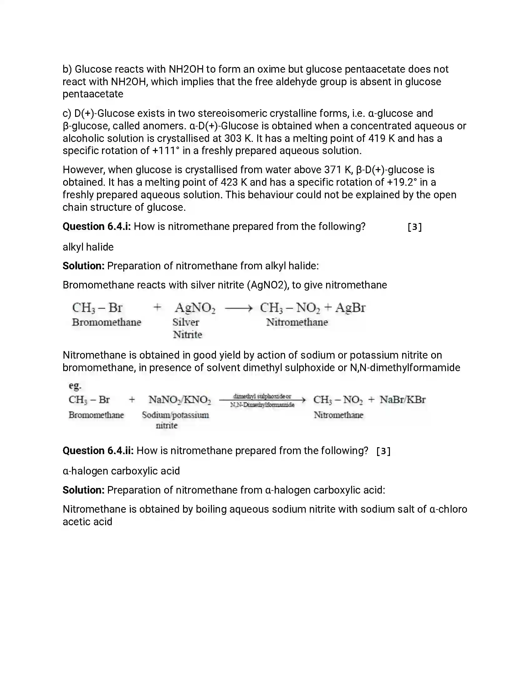 Maharashtra Board Class 12th 2012 Chemistry - Oct 2012 Previous Year Paper 20