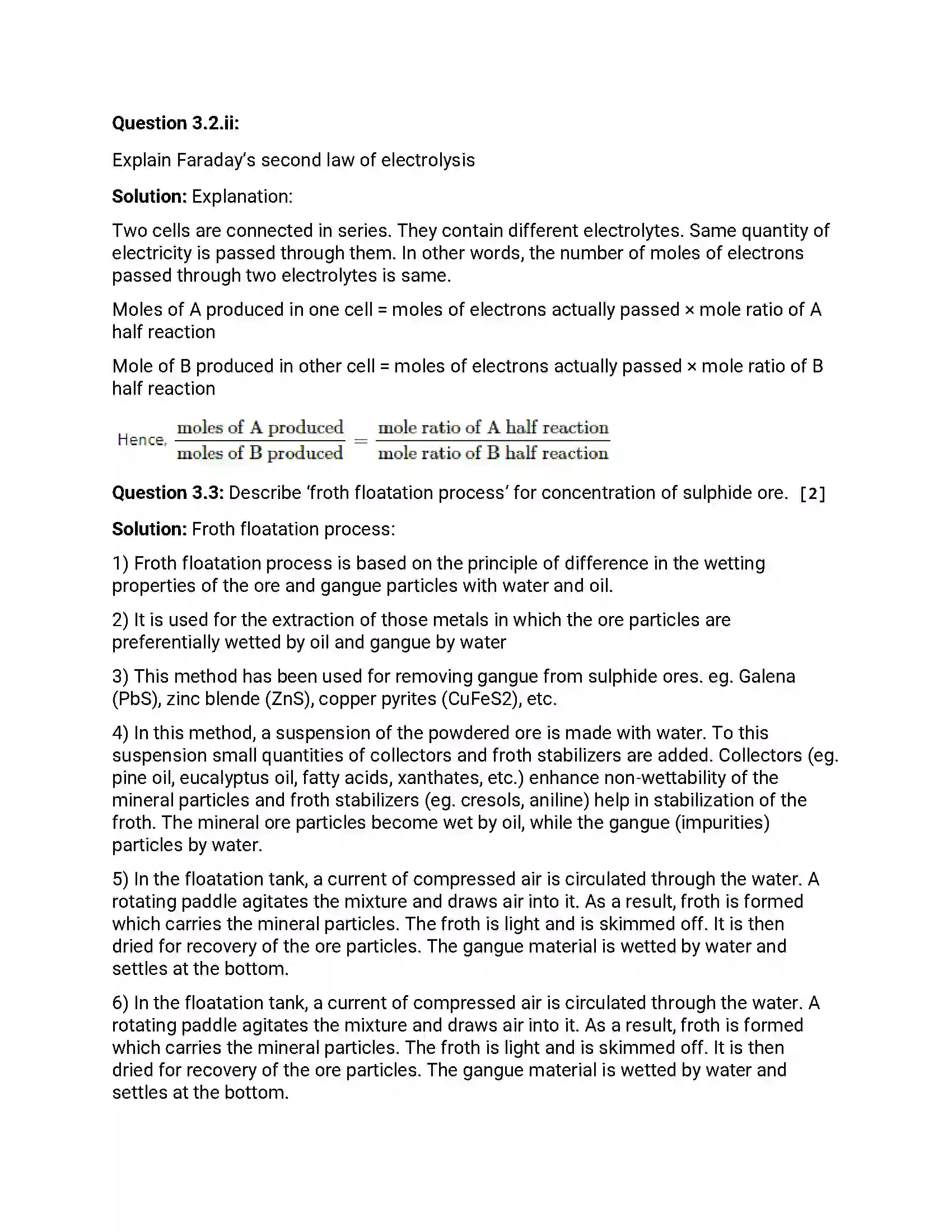 Maharashtra Board Class 12th 2012 Chemistry - Oct 2012 Previous Year Paper 7