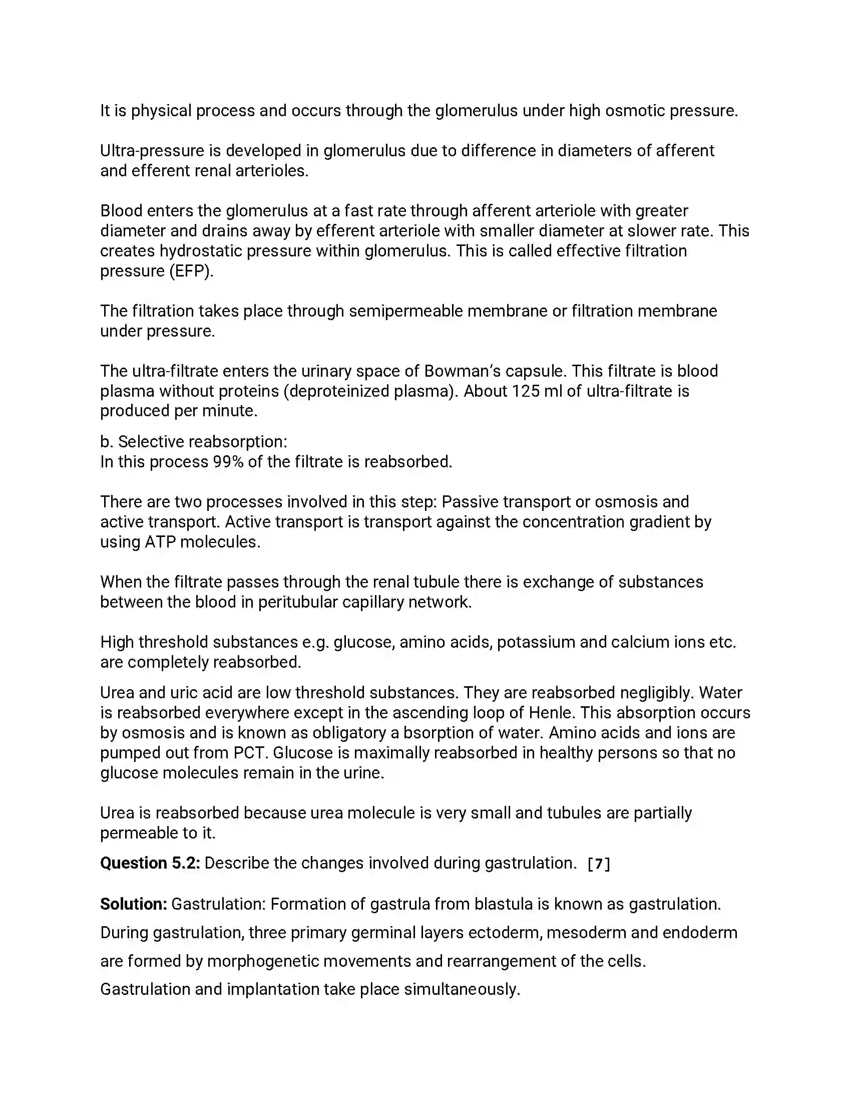 Maharashtra Board Class 12th 2012 Biology - Oct 2012 Previous Year Paper 8