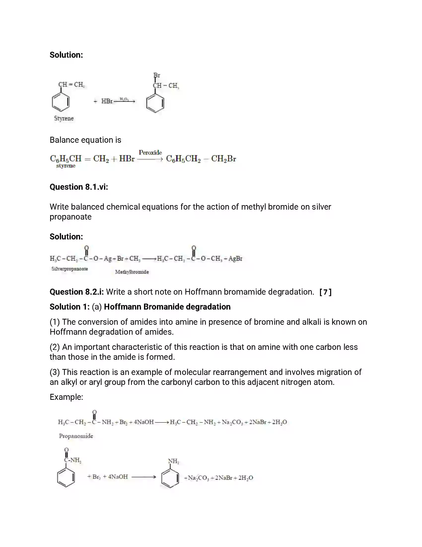 Maharashtra Board Class 12th 2013 Chemistry - March 2013 Previous Year Paper 23