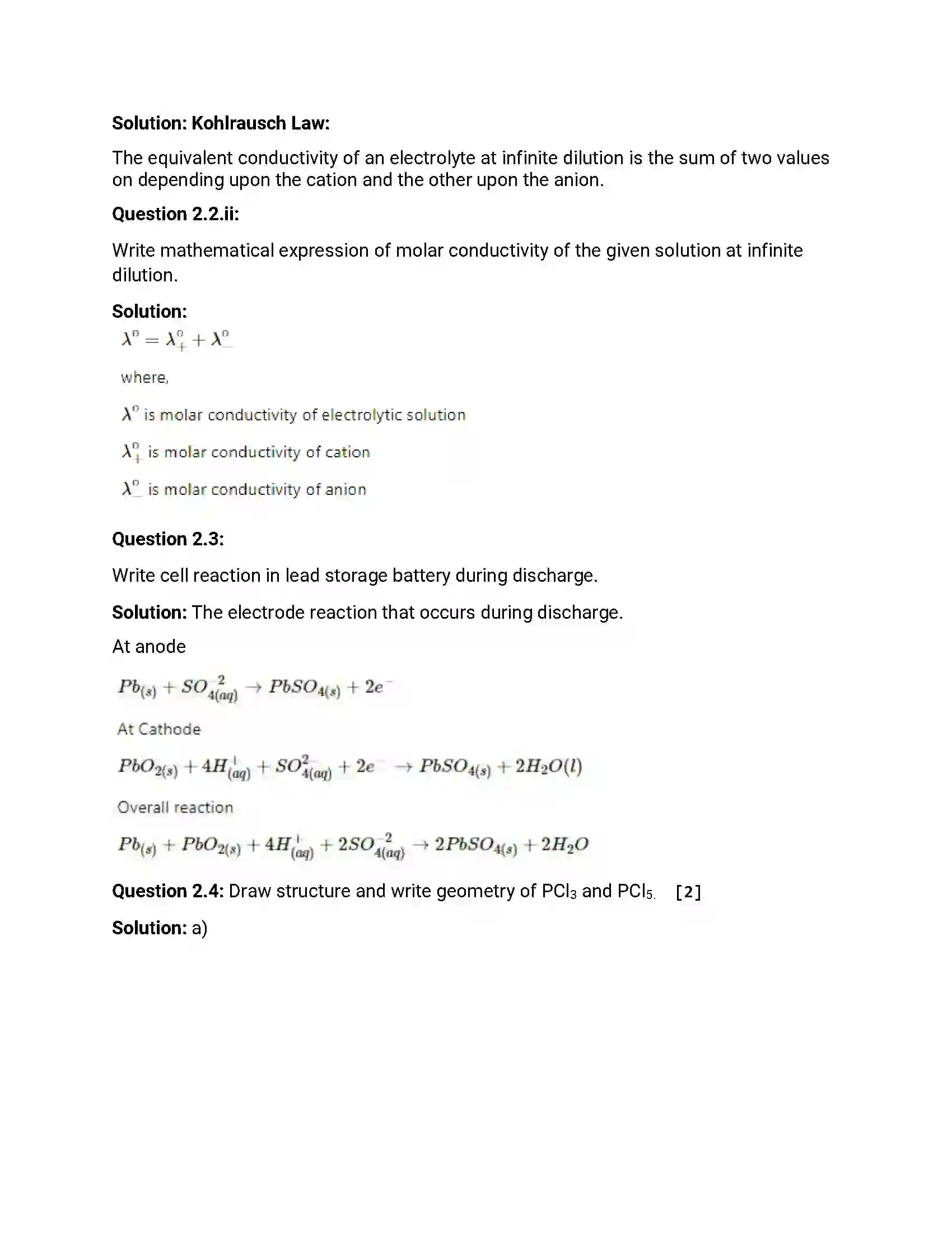 Maharashtra Board Class 12th 2013 Chemistry - March 2013 Previous Year Paper 3