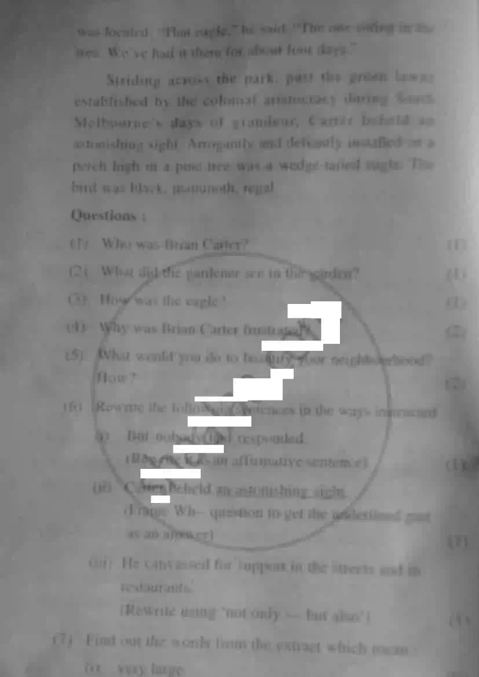 Maharashtra Board Class 12th 2013 English - March 2013 Previous Year Paper 4