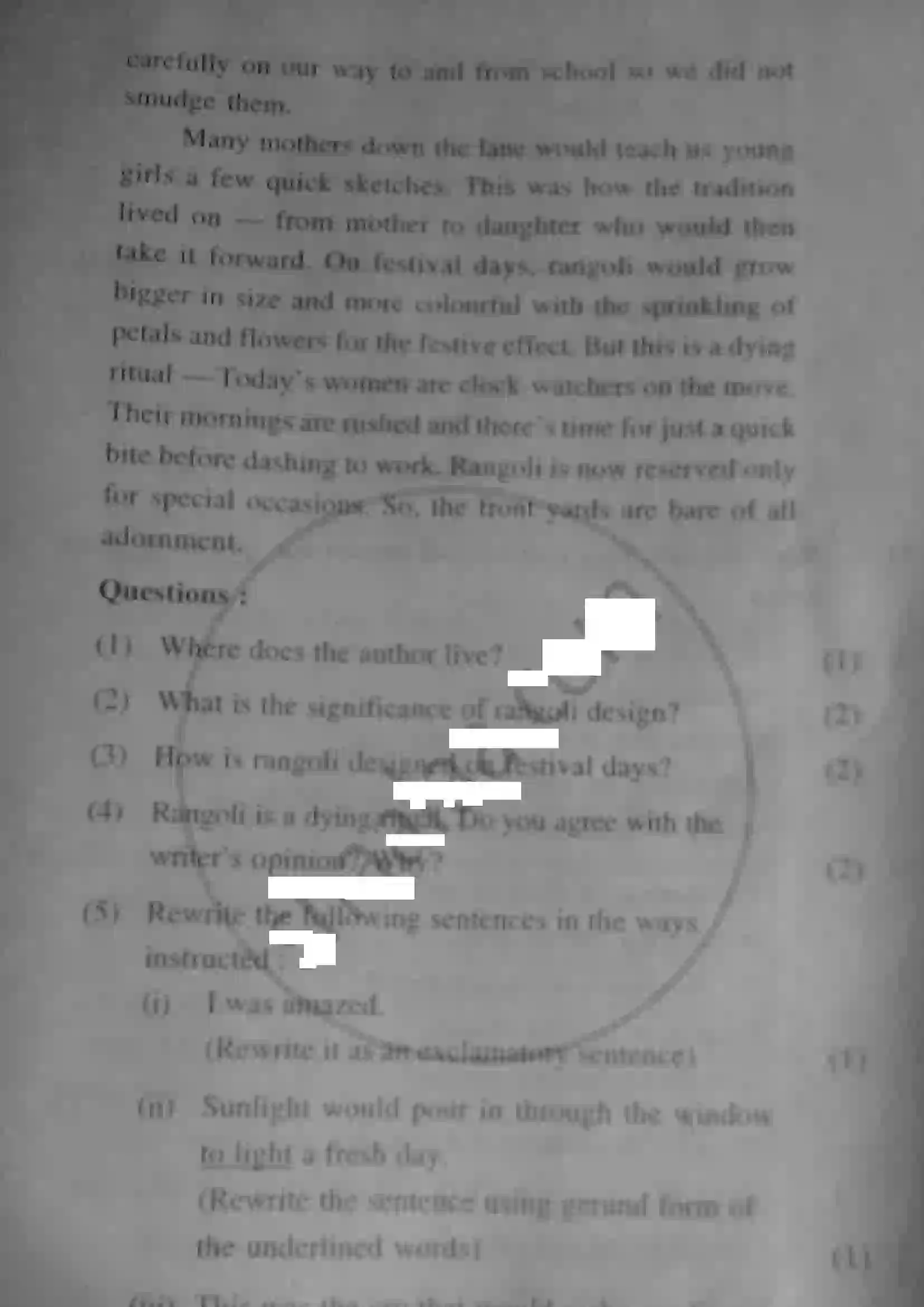 Maharashtra Board Class 12th 2013 English - March 2013 Previous Year Paper 7