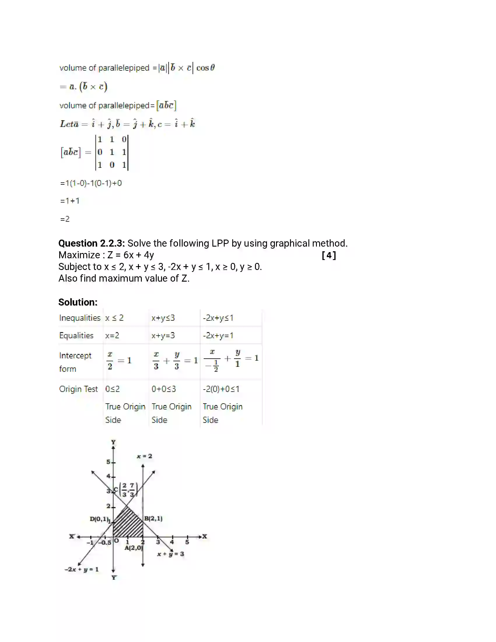 Maharashtra Board Class 12th 2013 Mathematics & Statistics - Oct 2013 Previous Year Paper 10