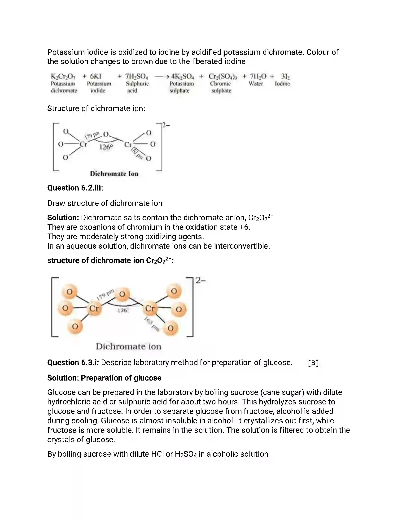 Maharashtra Board Class 12th 2013 Chemistry - Oct 2013 Previous Year Paper 16