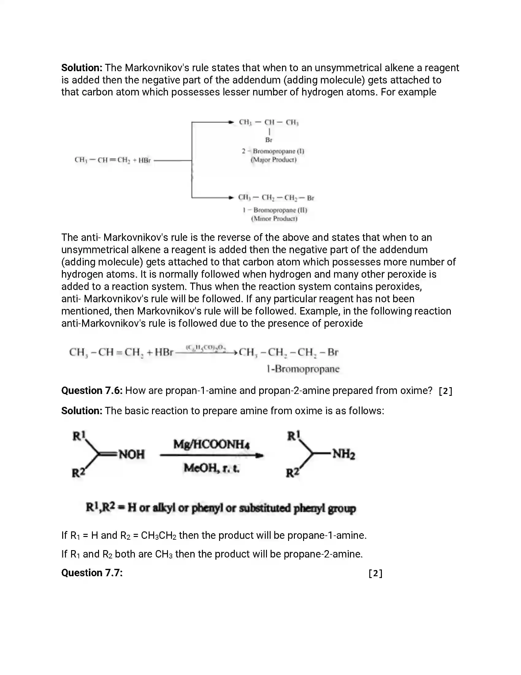 Maharashtra Board Class 12th 2013 Chemistry - Oct 2013 Previous Year Paper 20