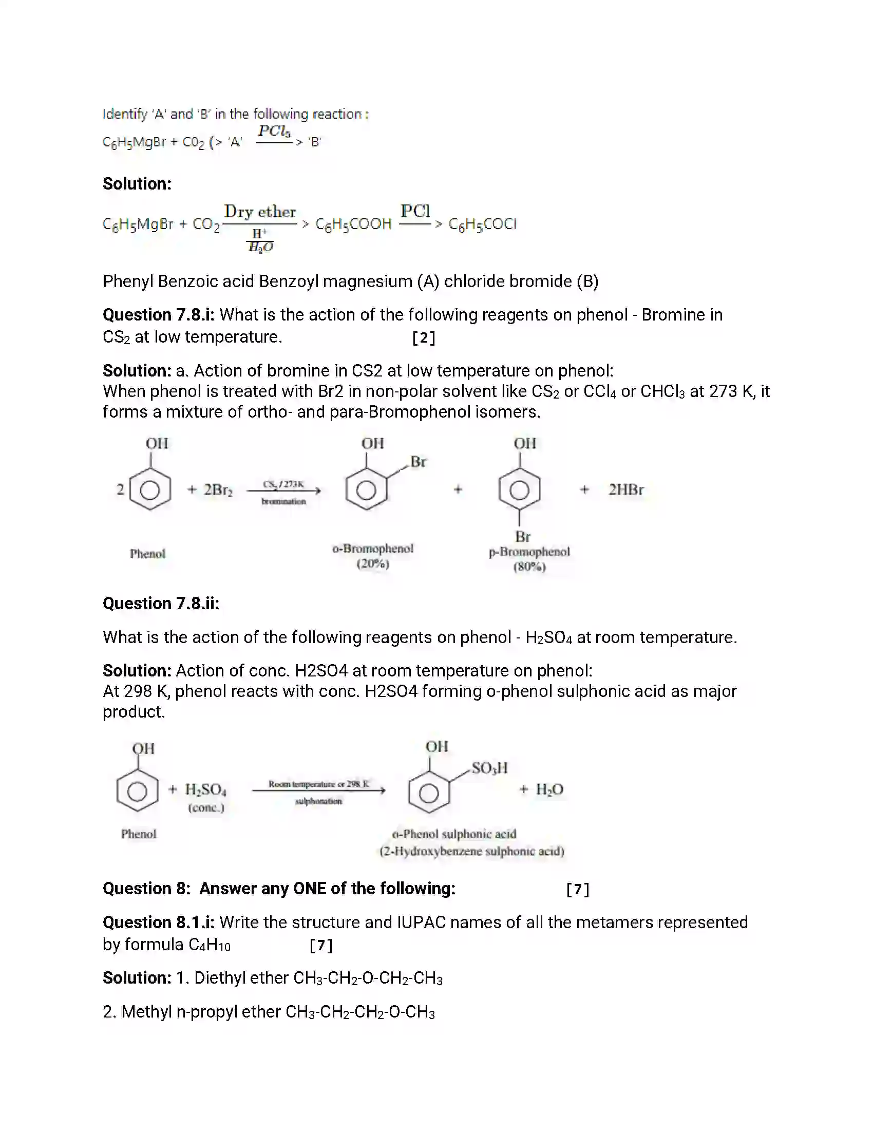 Maharashtra Board Class 12th 2013 Chemistry - Oct 2013 Previous Year Paper 21