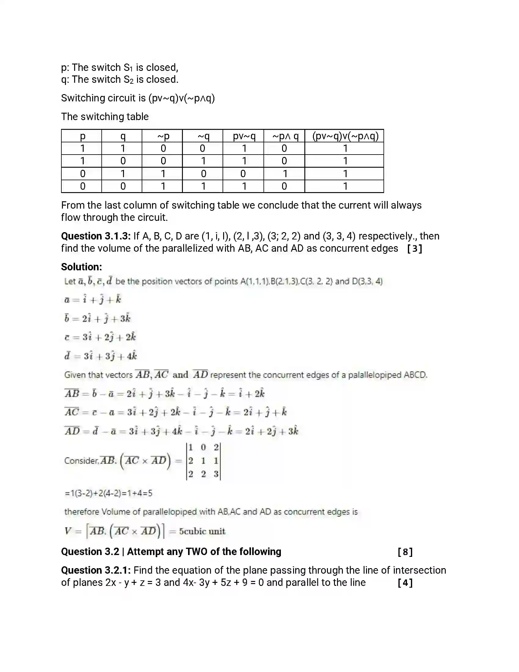 Maharashtra Board Class 12th 2014 Mathematics & Statistics - March 2014 Previous Year Paper 12