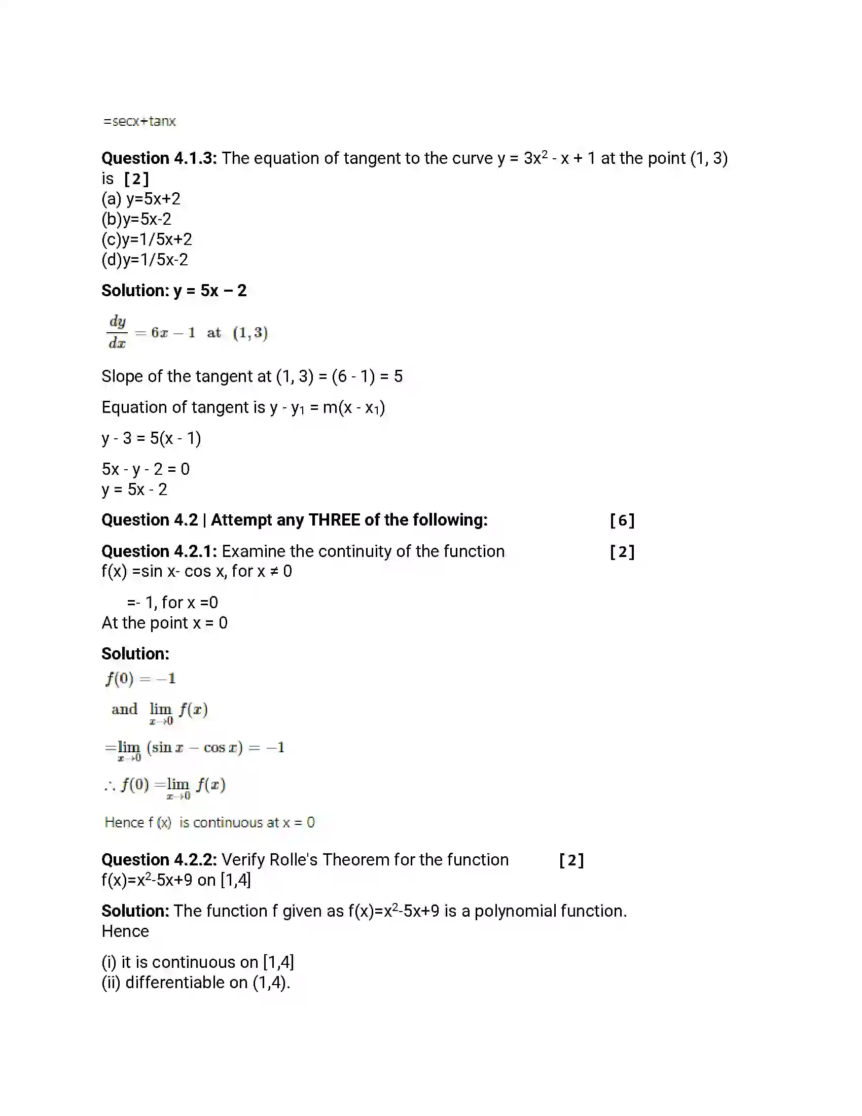 Maharashtra Board Class 12th 2014 Mathematics & Statistics - March 2014 Previous Year Paper 18