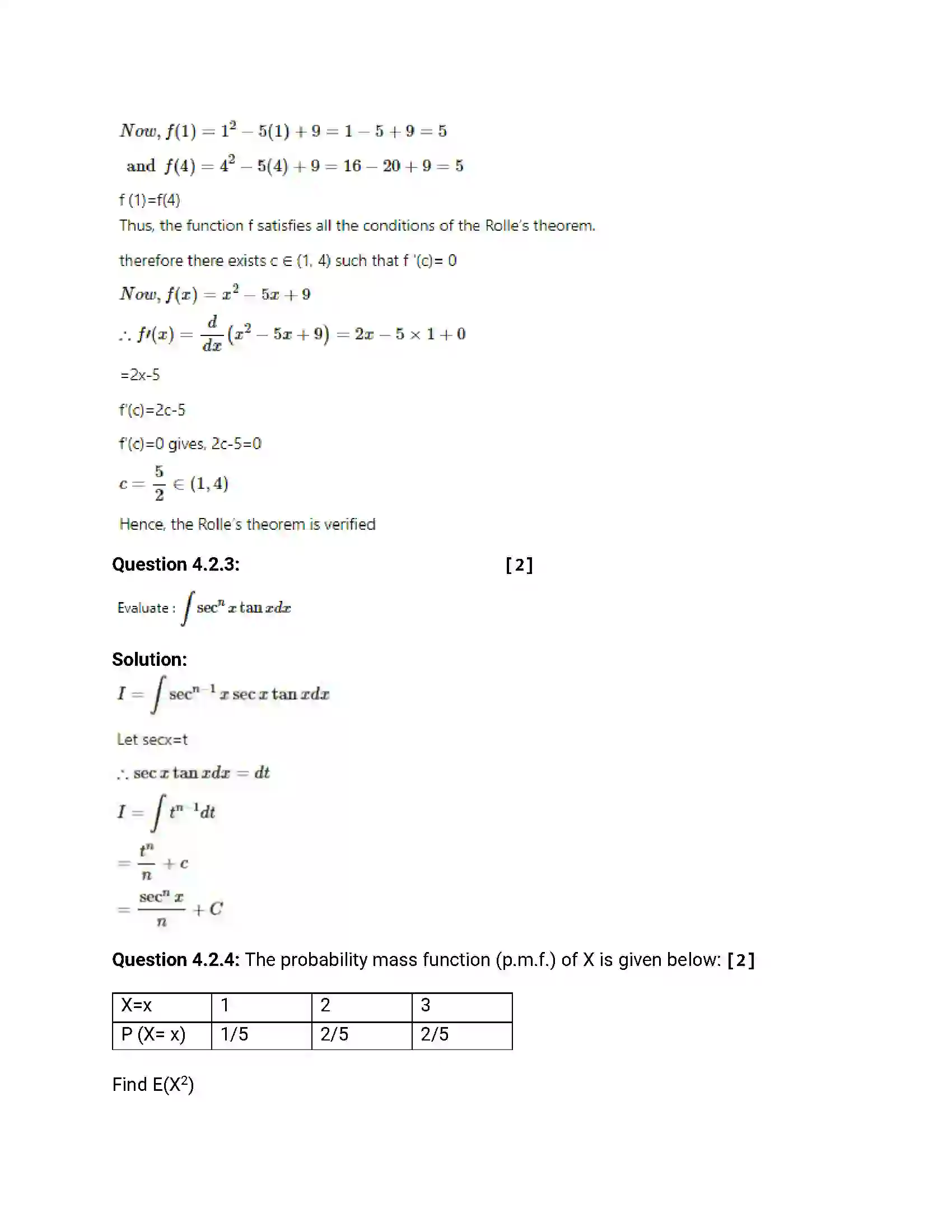 Maharashtra Board Class 12th 2014 Mathematics & Statistics - March 2014 Previous Year Paper 19