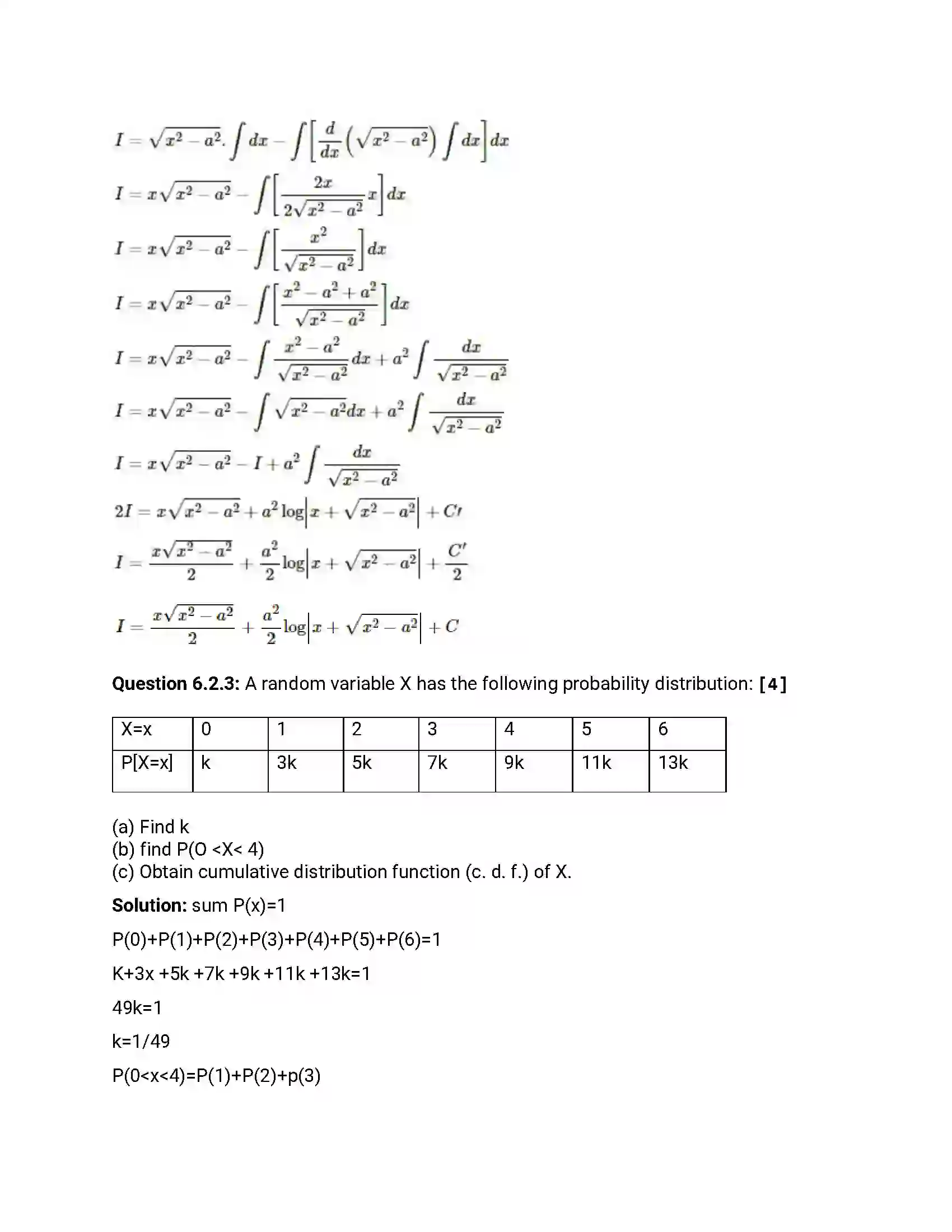 Maharashtra Board Class 12th 2014 Mathematics & Statistics - March 2014 Previous Year Paper 29