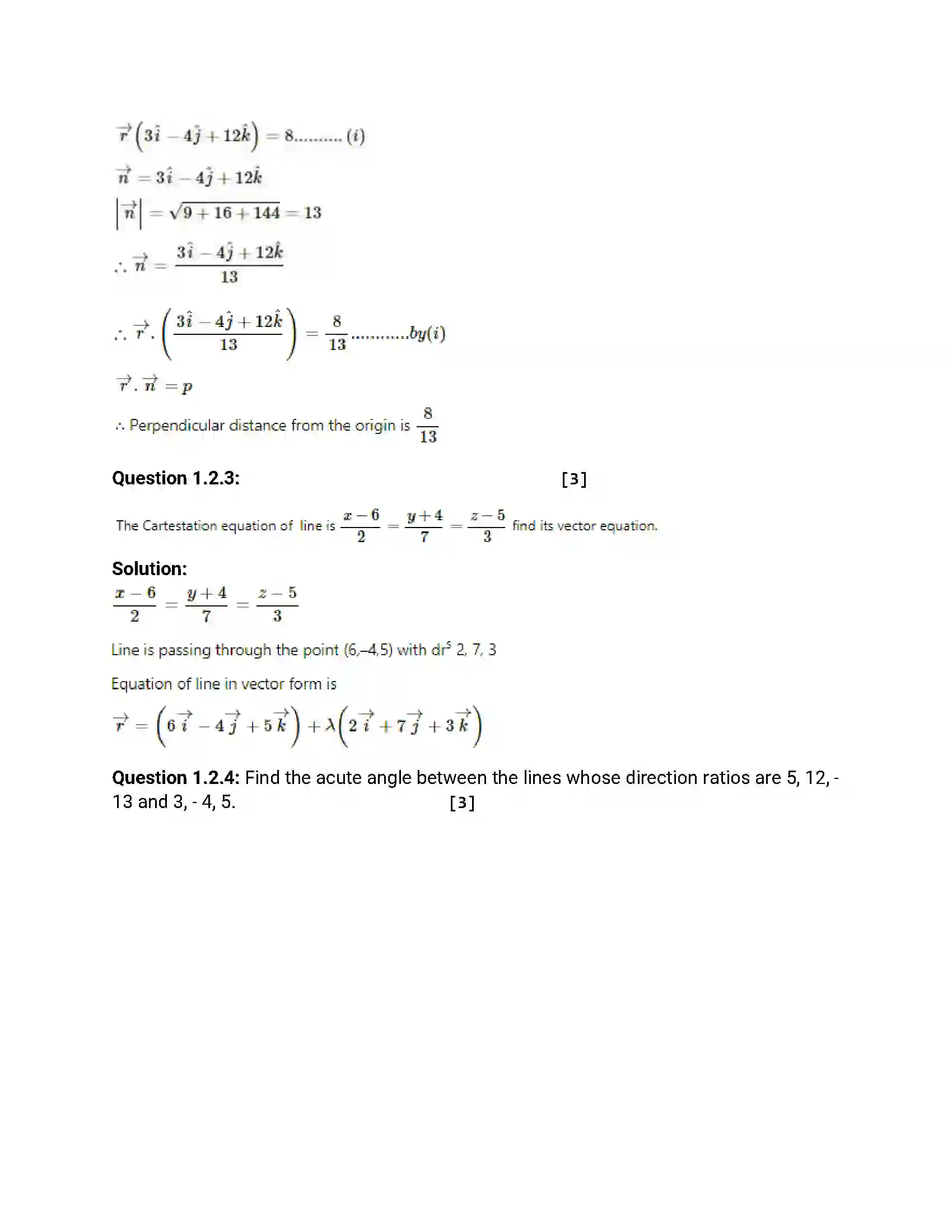 Maharashtra Board Class 12th 2014 Mathematics & Statistics - March 2014 Previous Year Paper 3