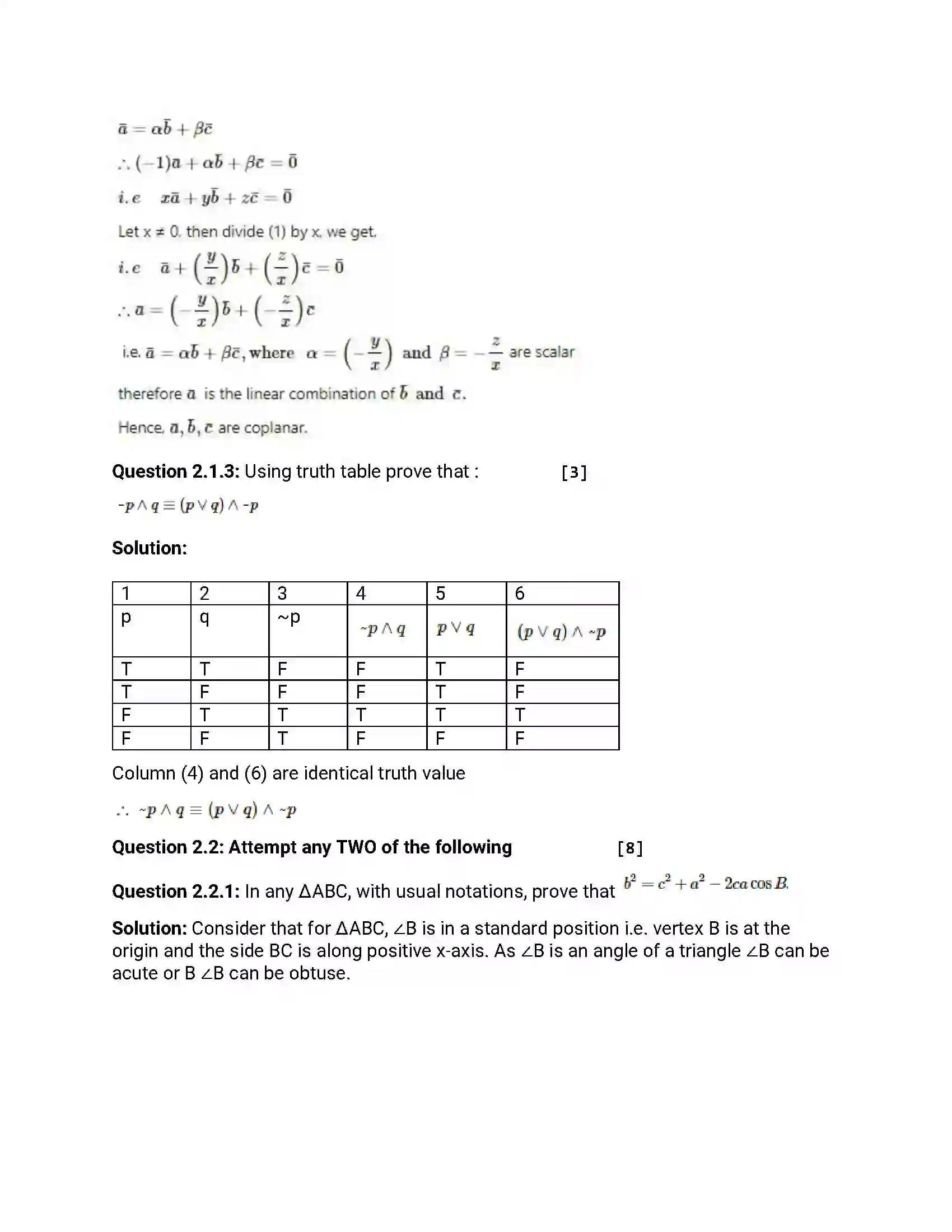 Maharashtra Board Class 12th 2014 Mathematics & Statistics - March 2014 Previous Year Paper 6