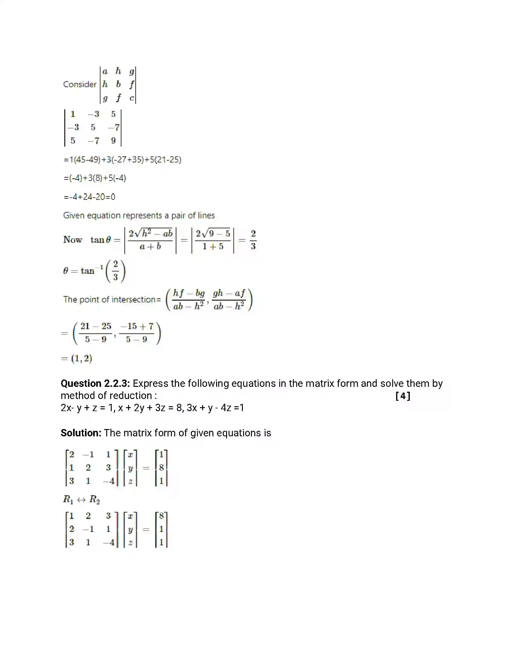 Maharashtra Board Class 12th 2014 Mathematics & Statistics - March 2014 Previous Year Paper 8