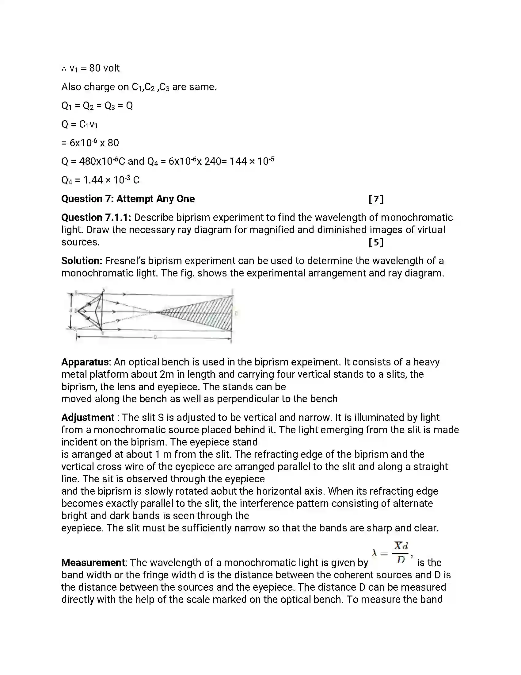 Maharashtra Board Class 12th 2014 Physics - March 2014 Previous Year Paper 26