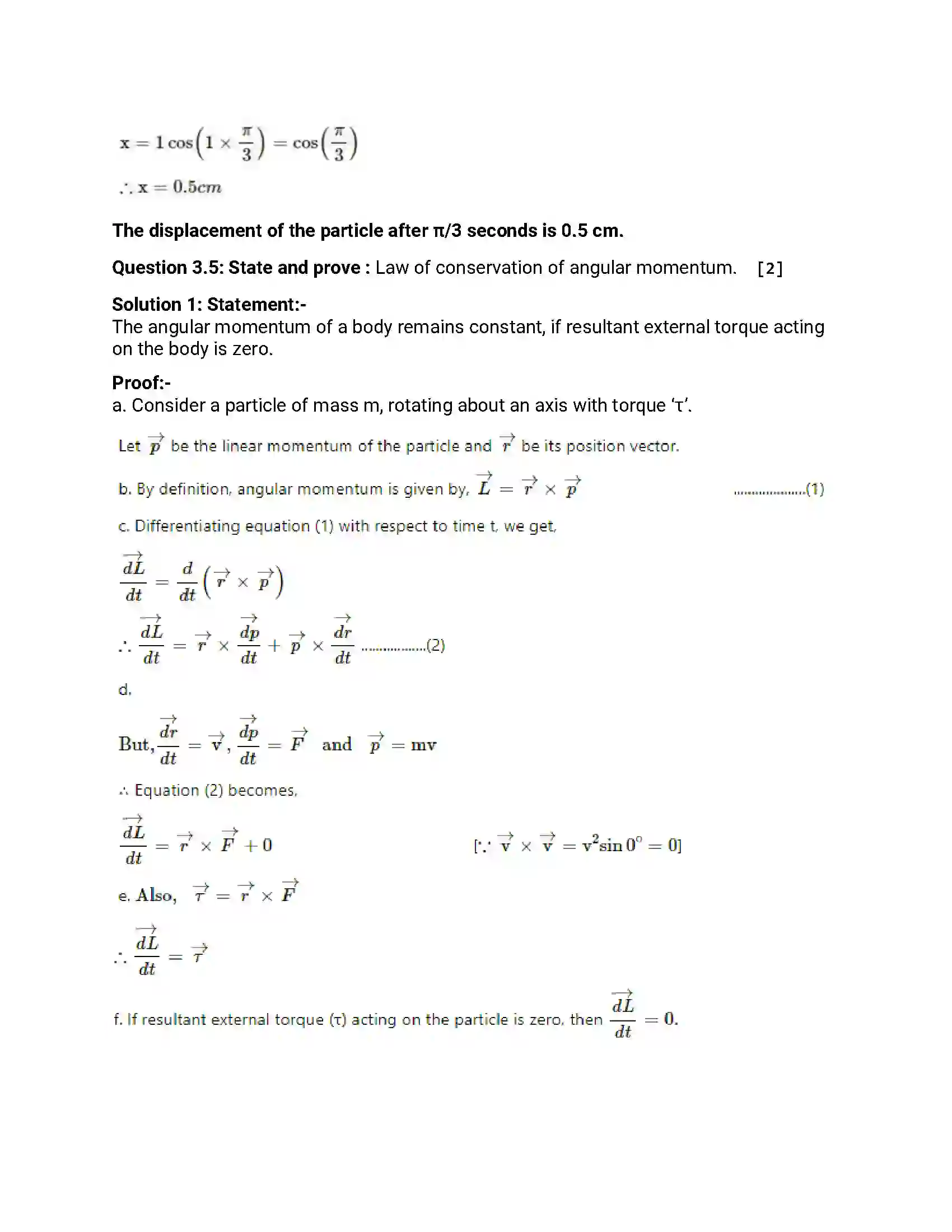Maharashtra Board Class 12th 2014 Physics - Oct 2014 Previous Year Paper 10