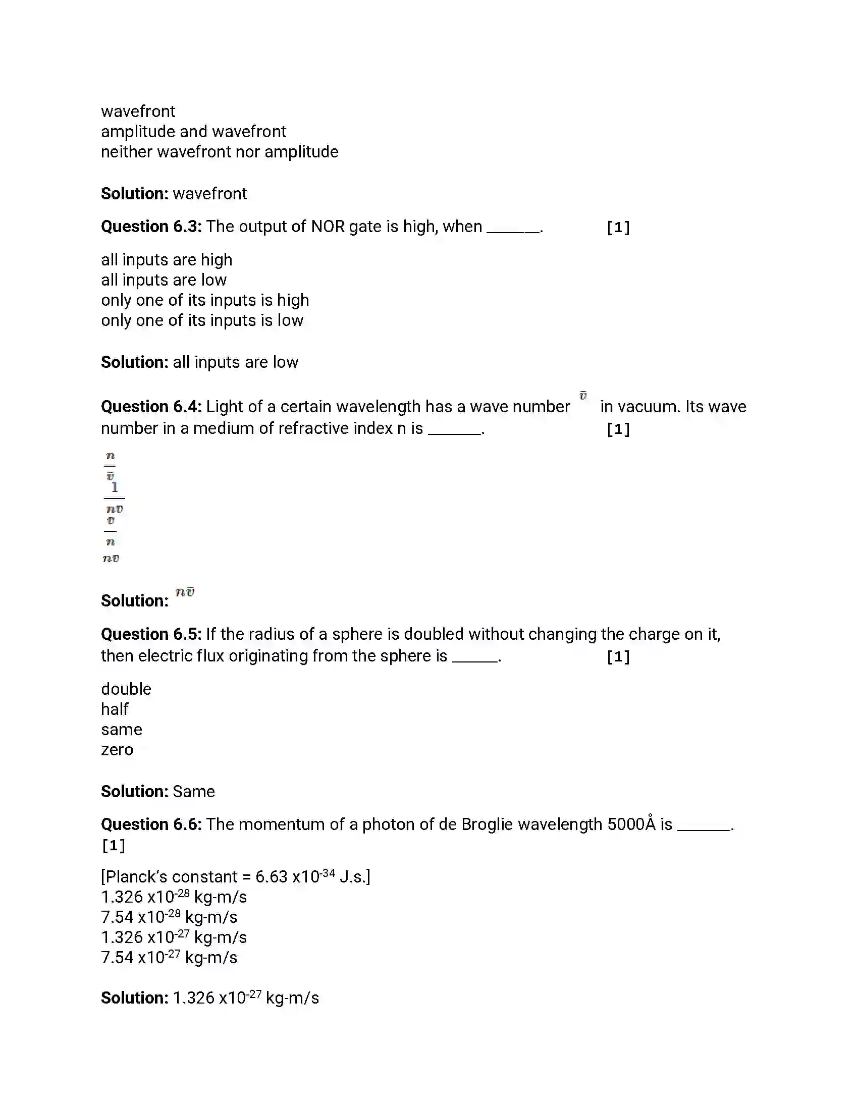 Maharashtra Board Class 12th 2014 Physics - Oct 2014 Previous Year Paper 25