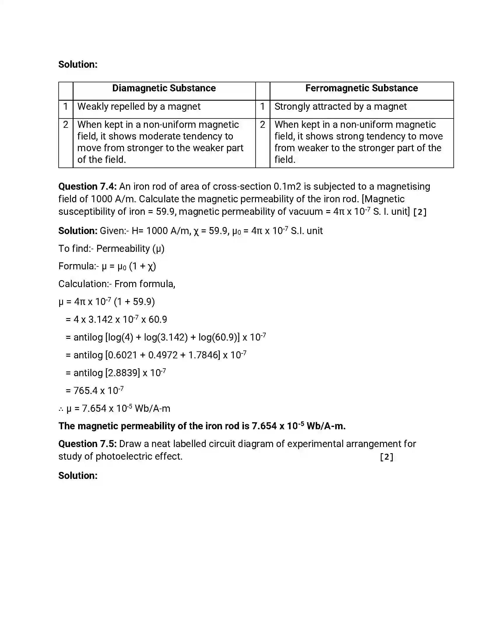 Maharashtra Board Class 12th 2014 Physics - Oct 2014 Previous Year Paper 27