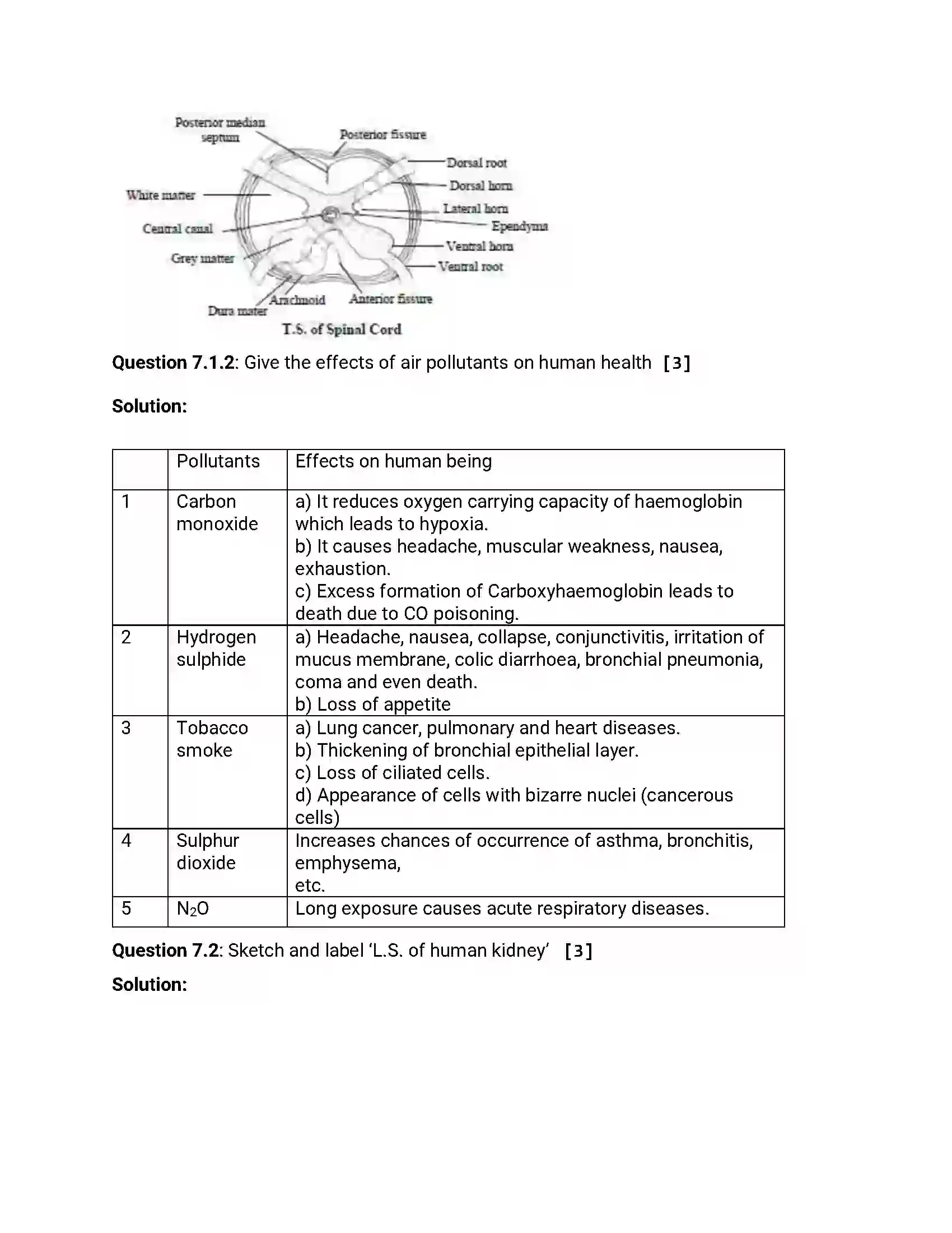 Maharashtra Board Class 12th 2014 Biology - Oct 2014 Previous Year Paper 18