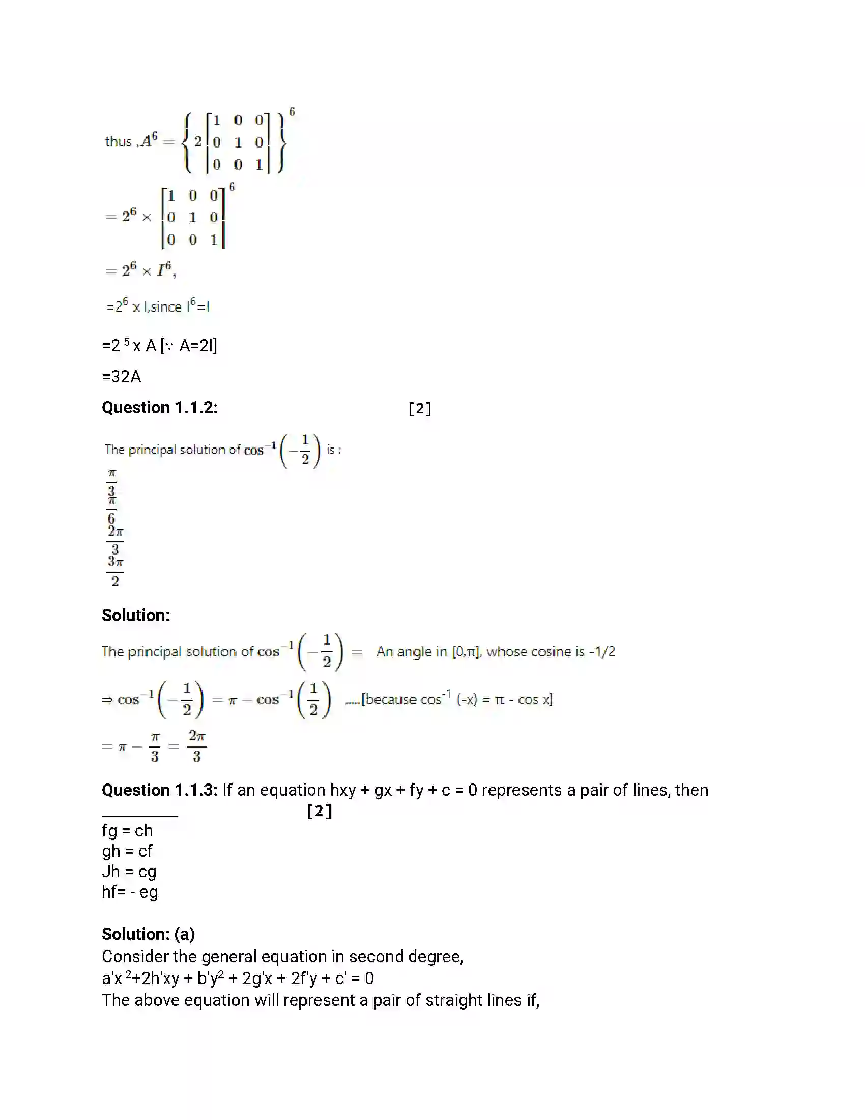 Maharashtra Board Class 12th 2015 Mathematics & Statistics - March 2015 Previous Year Paper 2