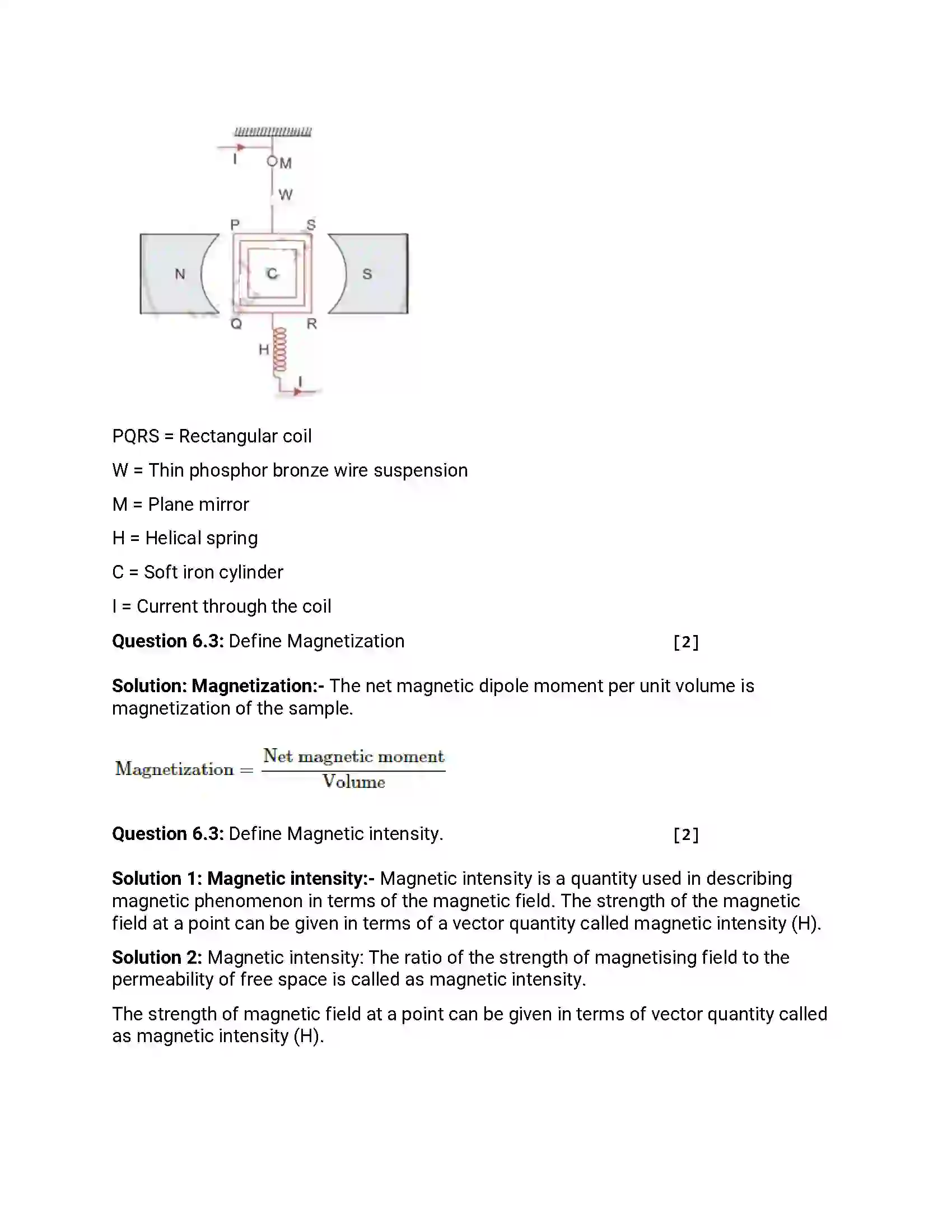 Maharashtra Board Class 12th 2015 Physics - March 2015 Previous Year Paper 19