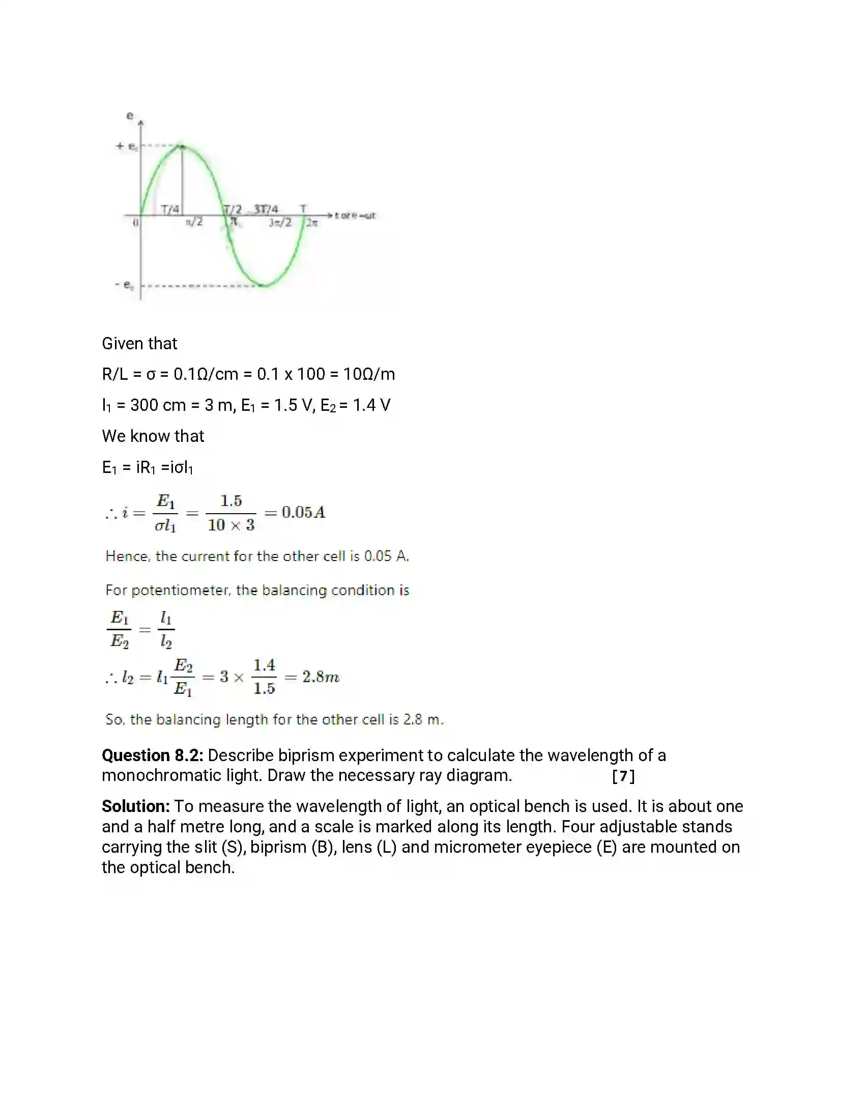 Maharashtra Board Class 12th 2015 Physics - March 2015 Previous Year Paper 26