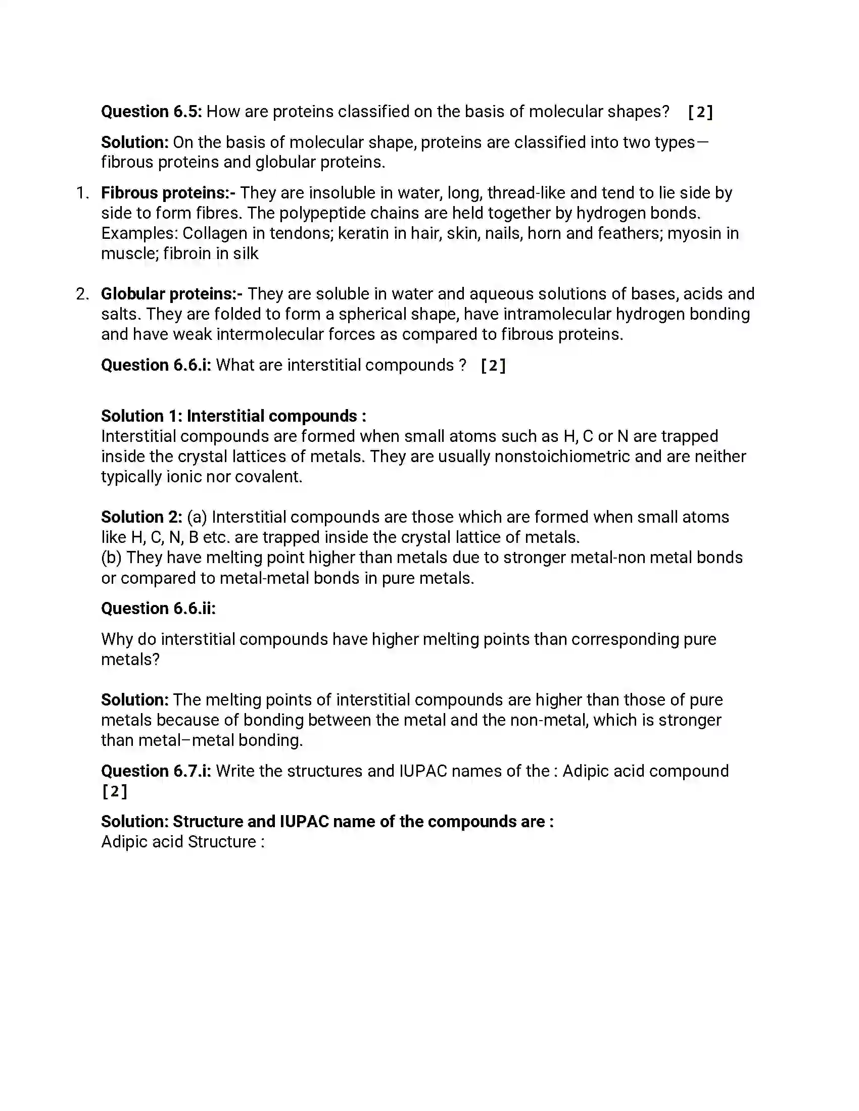 Maharashtra Board Class 12th 2015 Chemistry - March 2015 Previous Year Paper 17