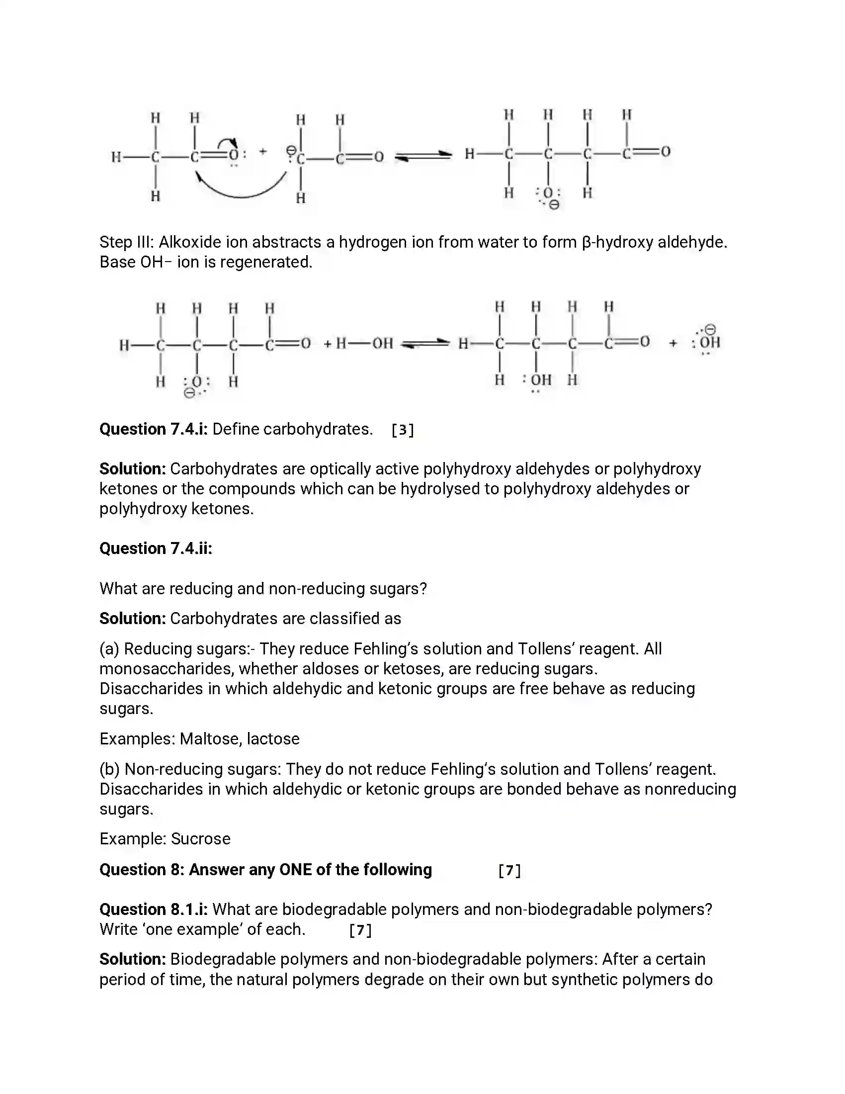 Maharashtra Board Class 12th 2015 Chemistry - March 2015 Previous Year Paper 22