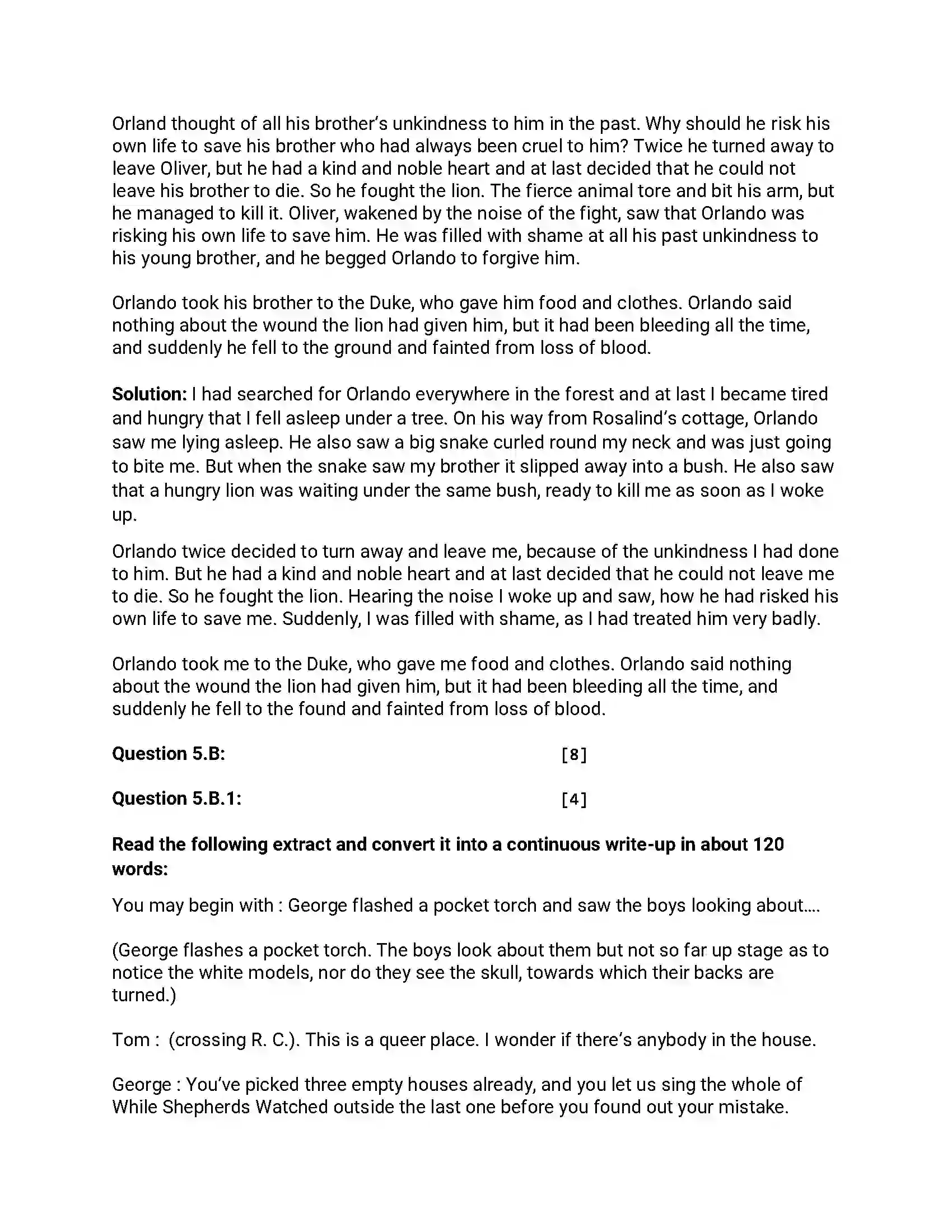 Maharashtra Board Class 12th 2015 English - March 2015 - Set-A Previous Year Paper 11