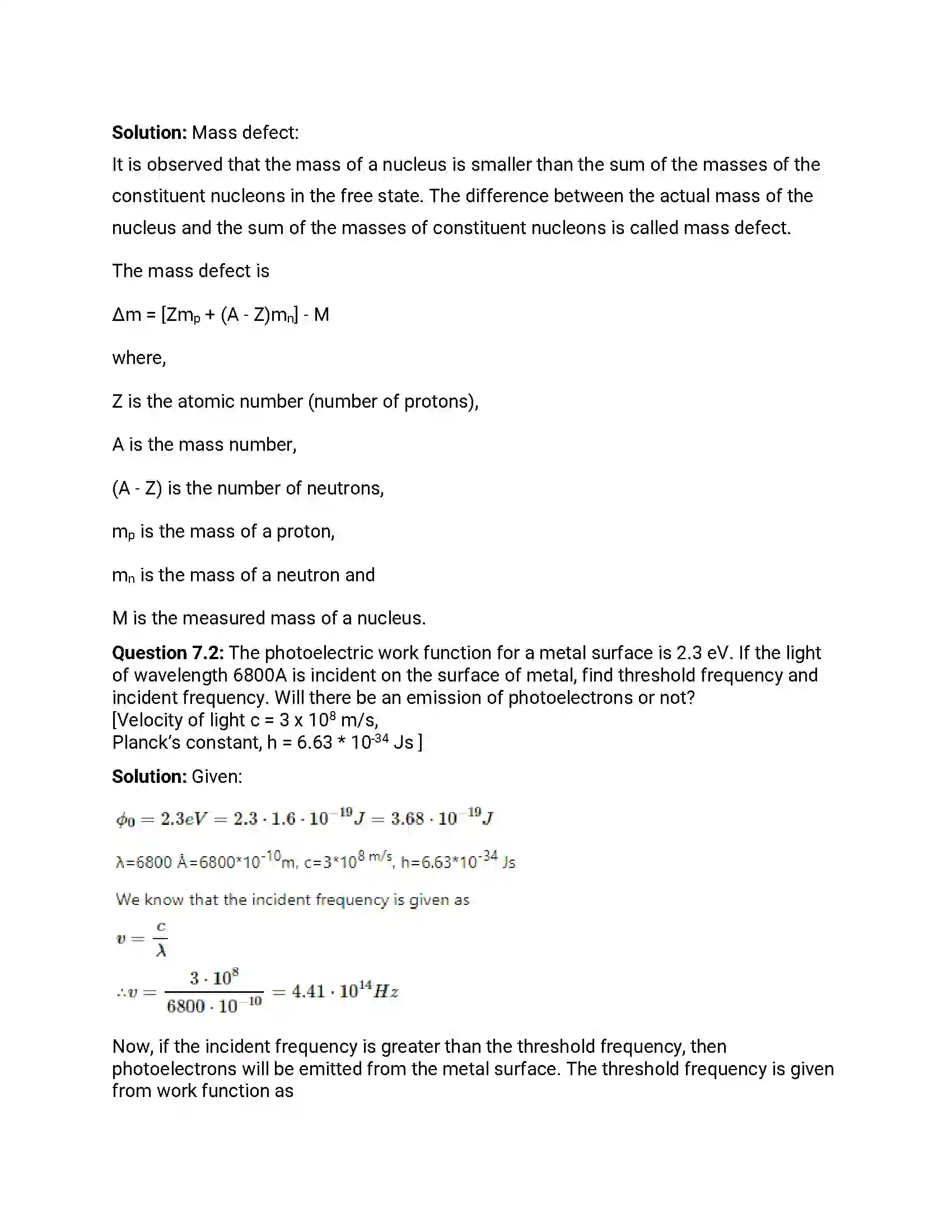 Maharashtra Board Class 12th 2016 Physics - March 2016 Previous Year Paper 34
