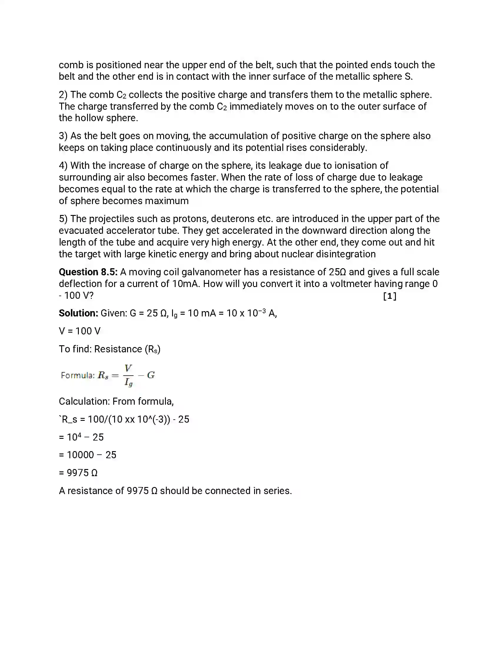 Maharashtra Board Class 12th 2016 Physics - Jul 2016 Previous Year Paper 35
