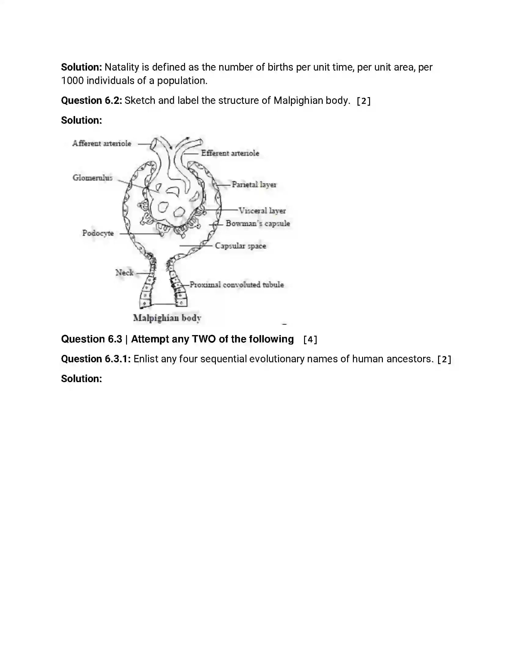 Maharashtra Board Class 12th 2016 Biology - Jul 2016 Previous Year Paper 14