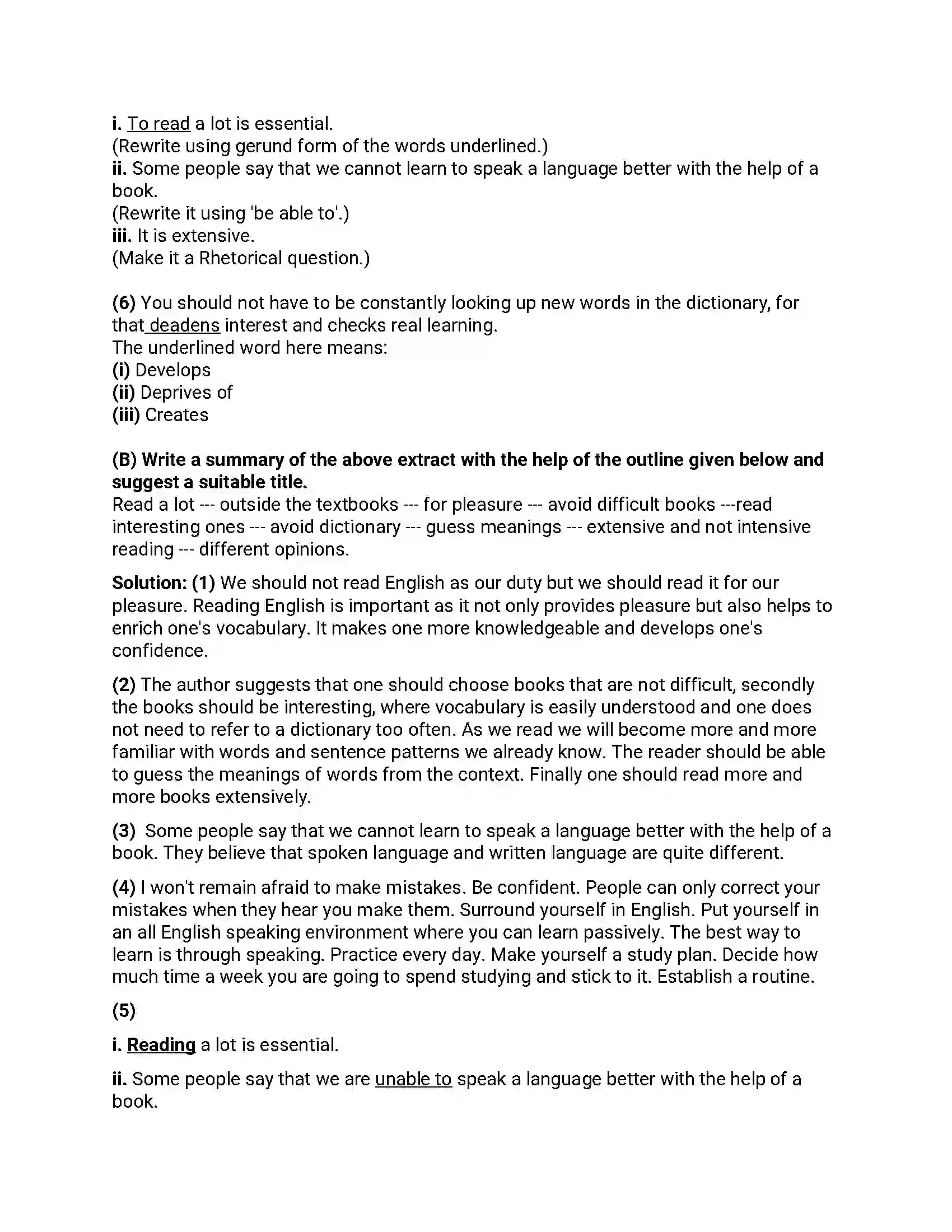 Maharashtra Board Class 12th 2016 English - Jul 2016 - Set-B Previous Year Paper 6