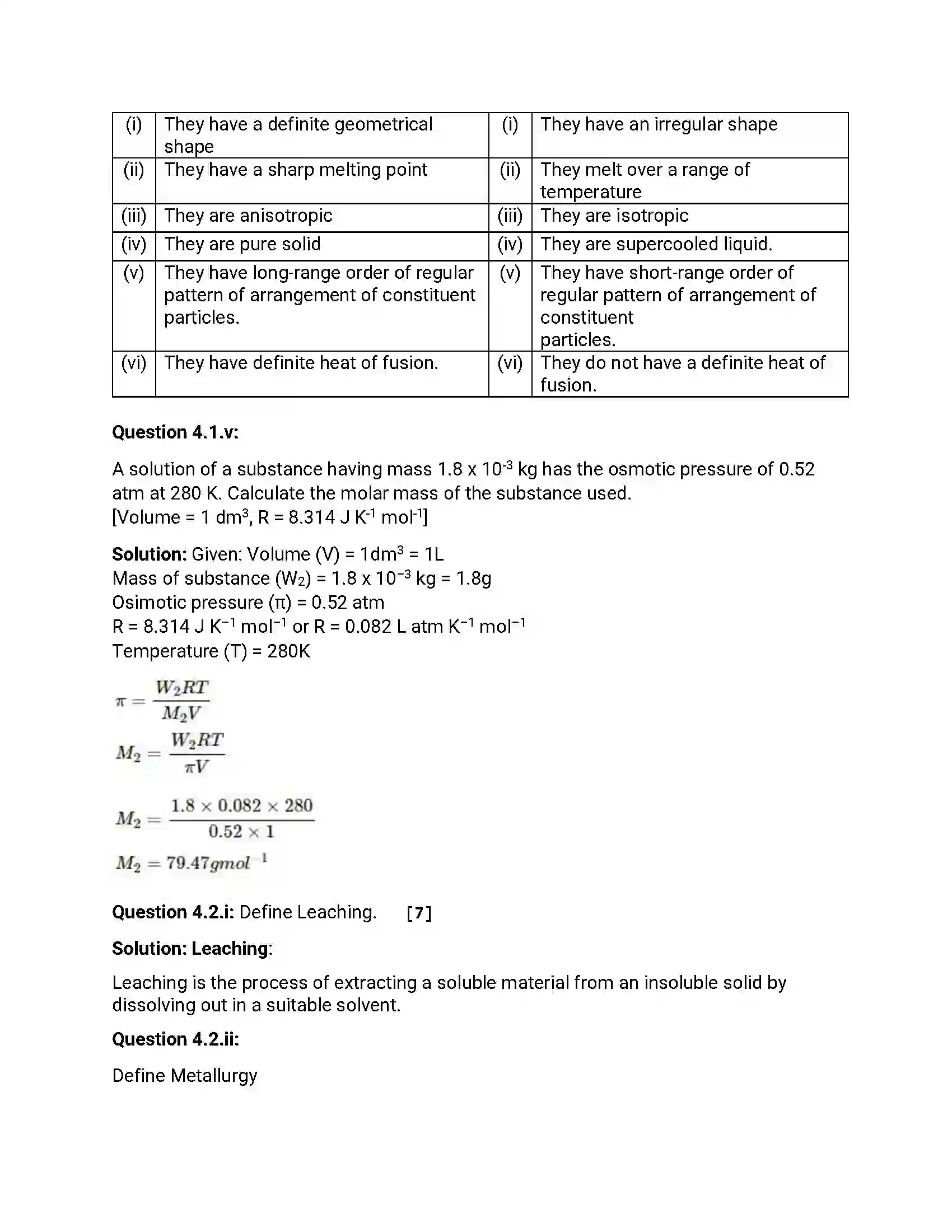 Maharashtra Board Class 12th 2017 Chemistry - March 2017 Previous Year Paper 12