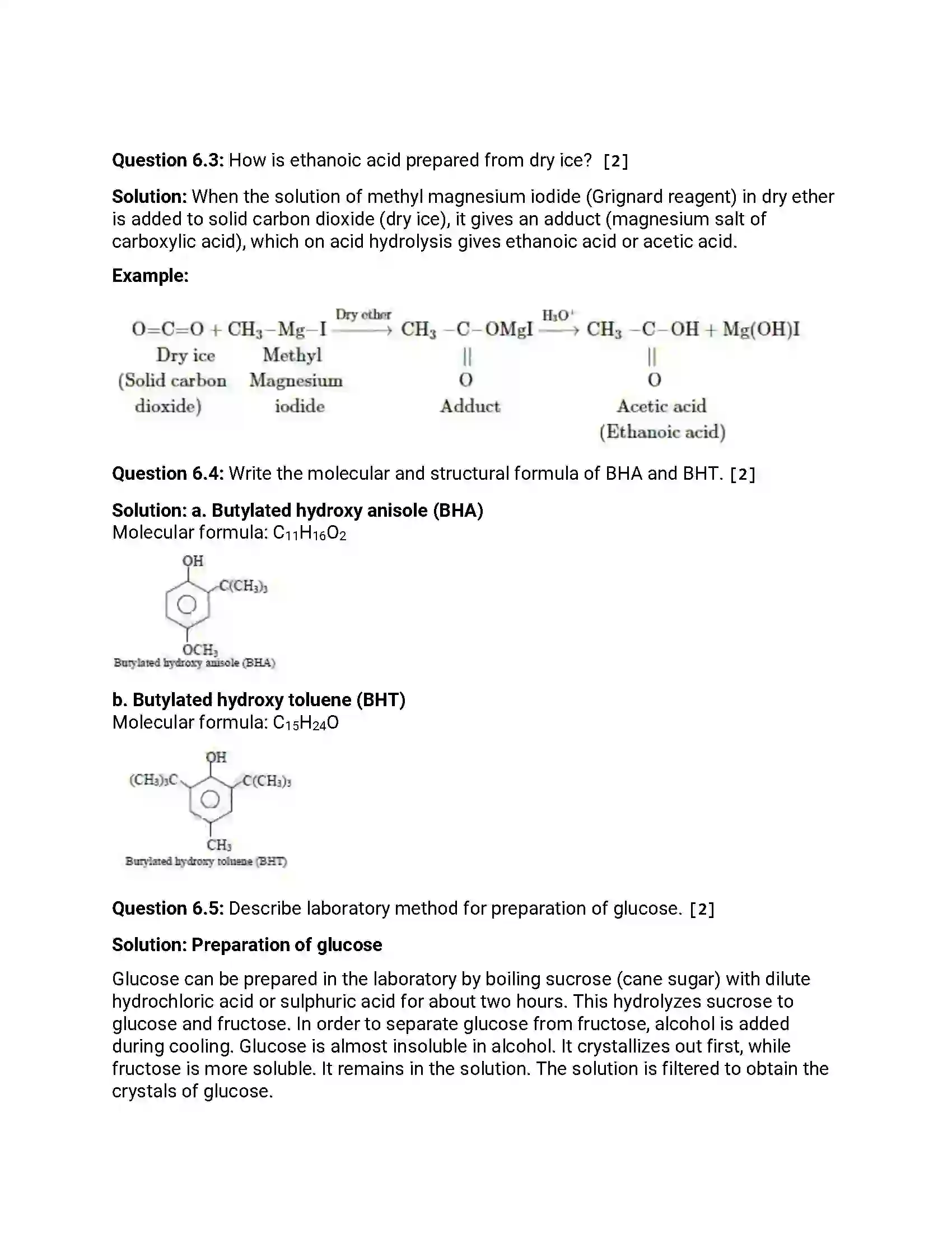Maharashtra Board Class 12th 2017 Chemistry - March 2017 Previous Year Paper 18